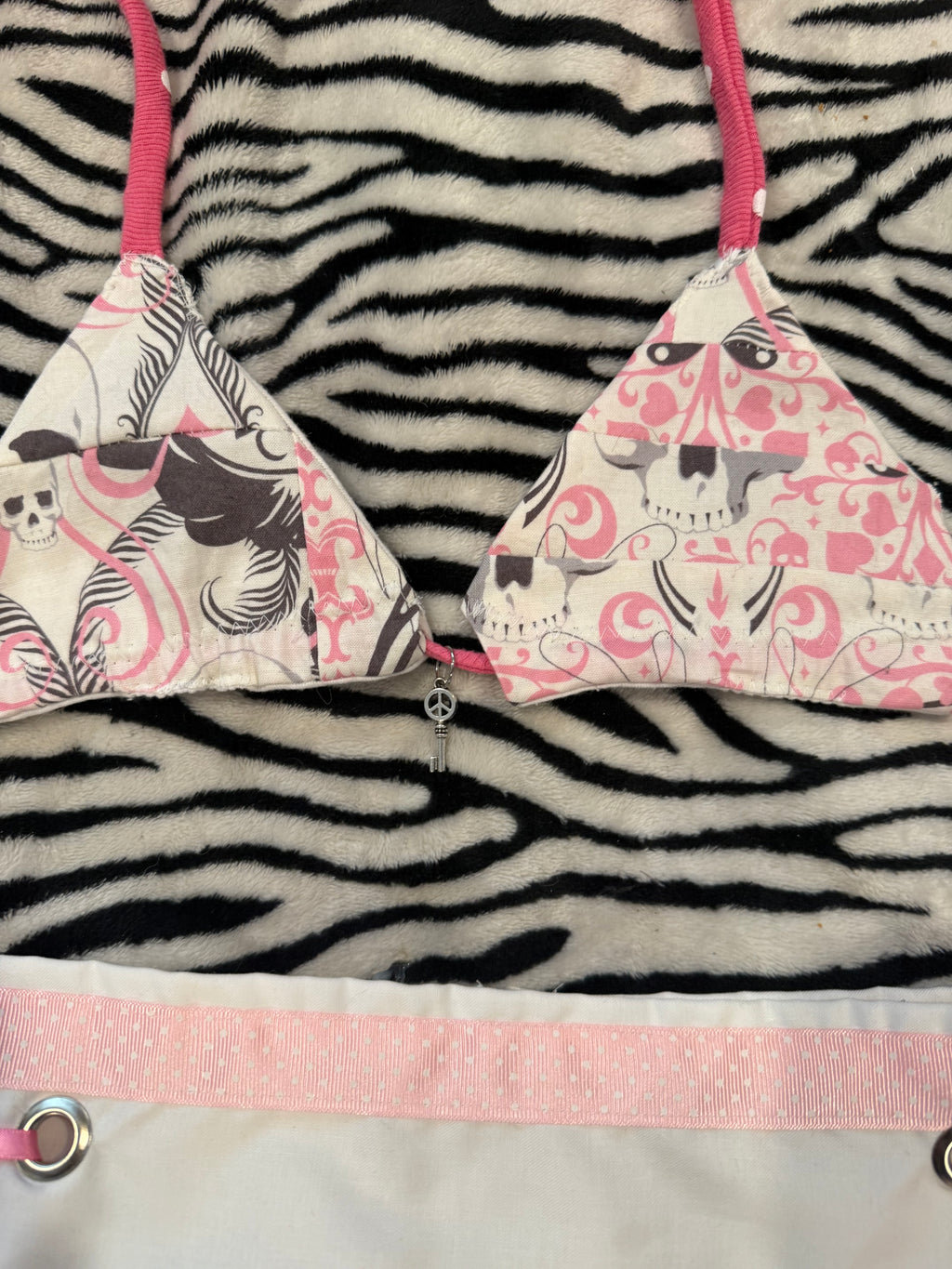 pastel skull rave set size xs
