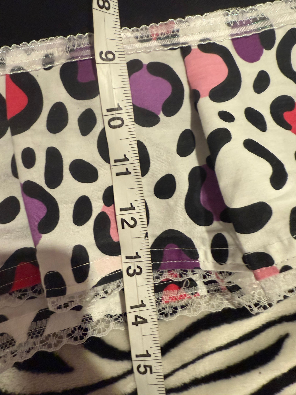 cheetah print mini skirt size 3xl