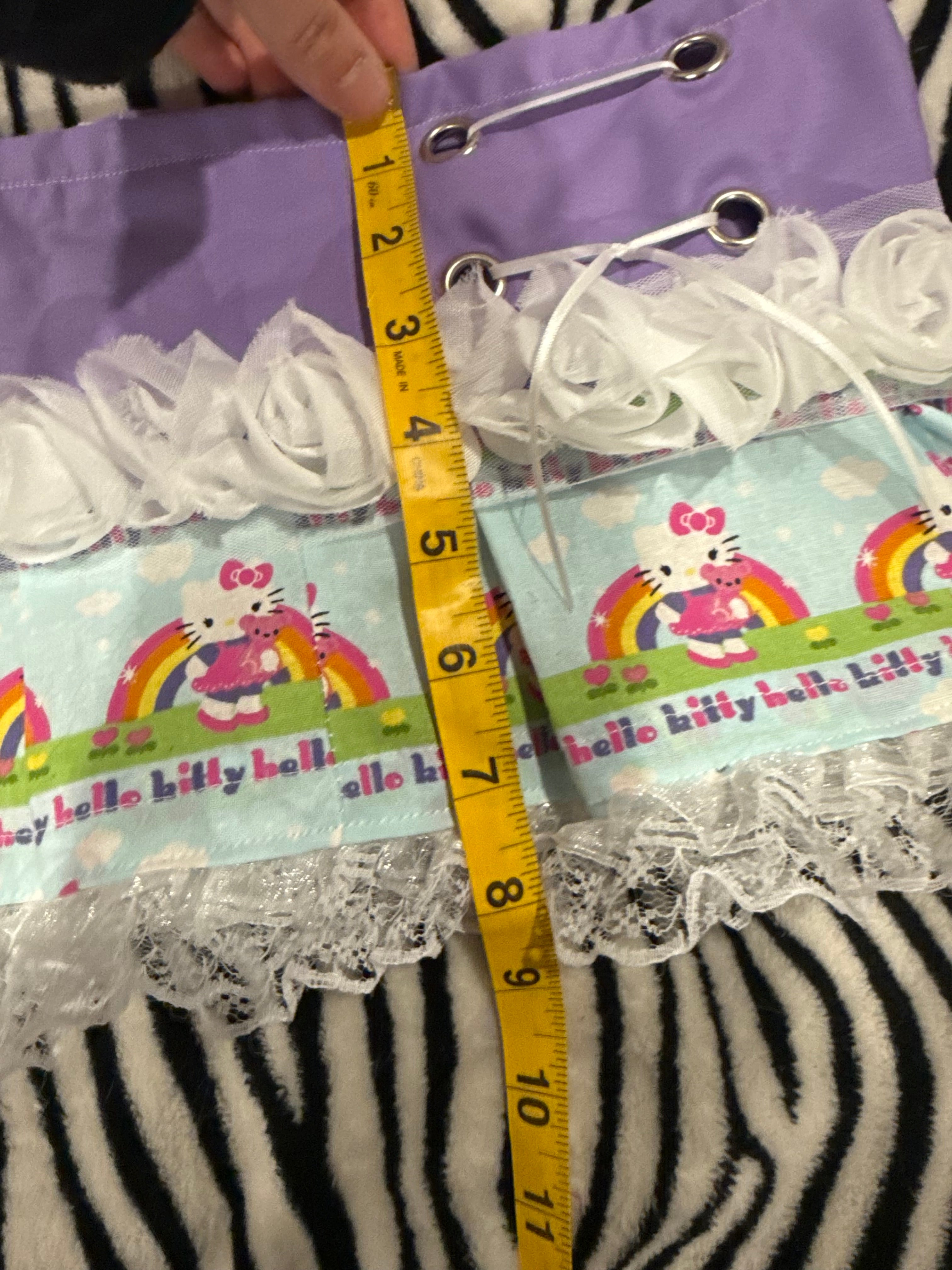 hello kitty ruffle skirt size m