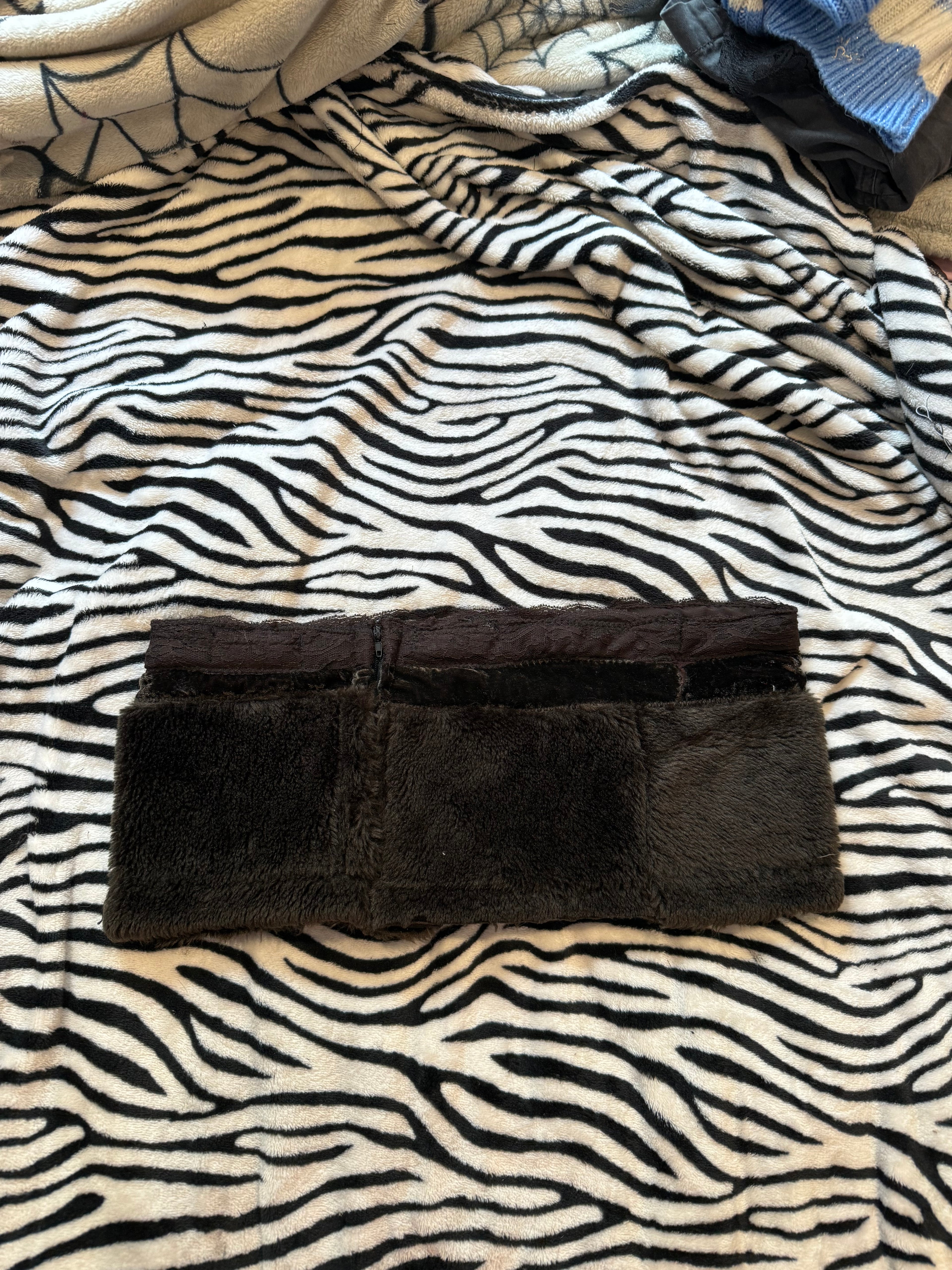 domo fur skirt size xs