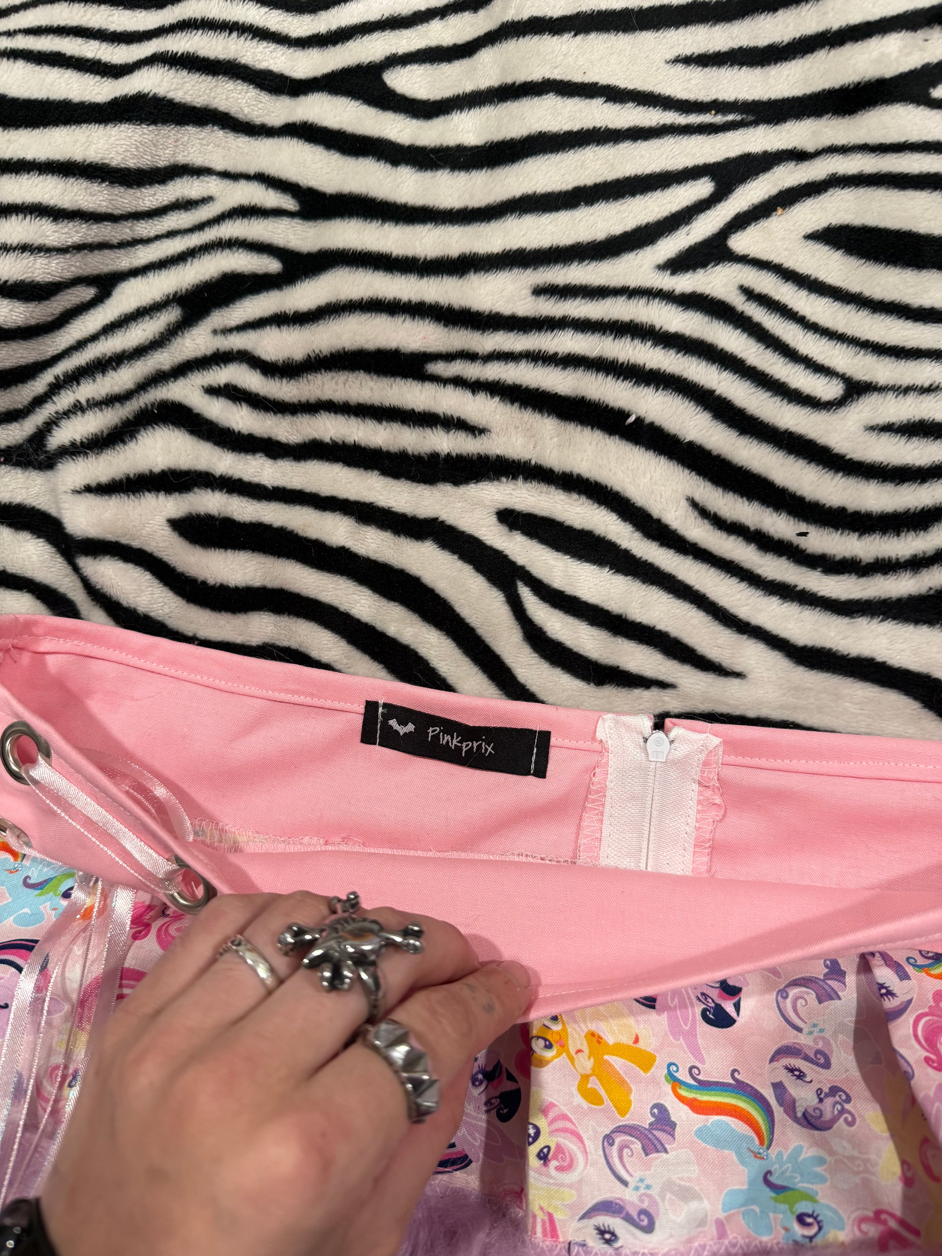 mlp fur skirt size m