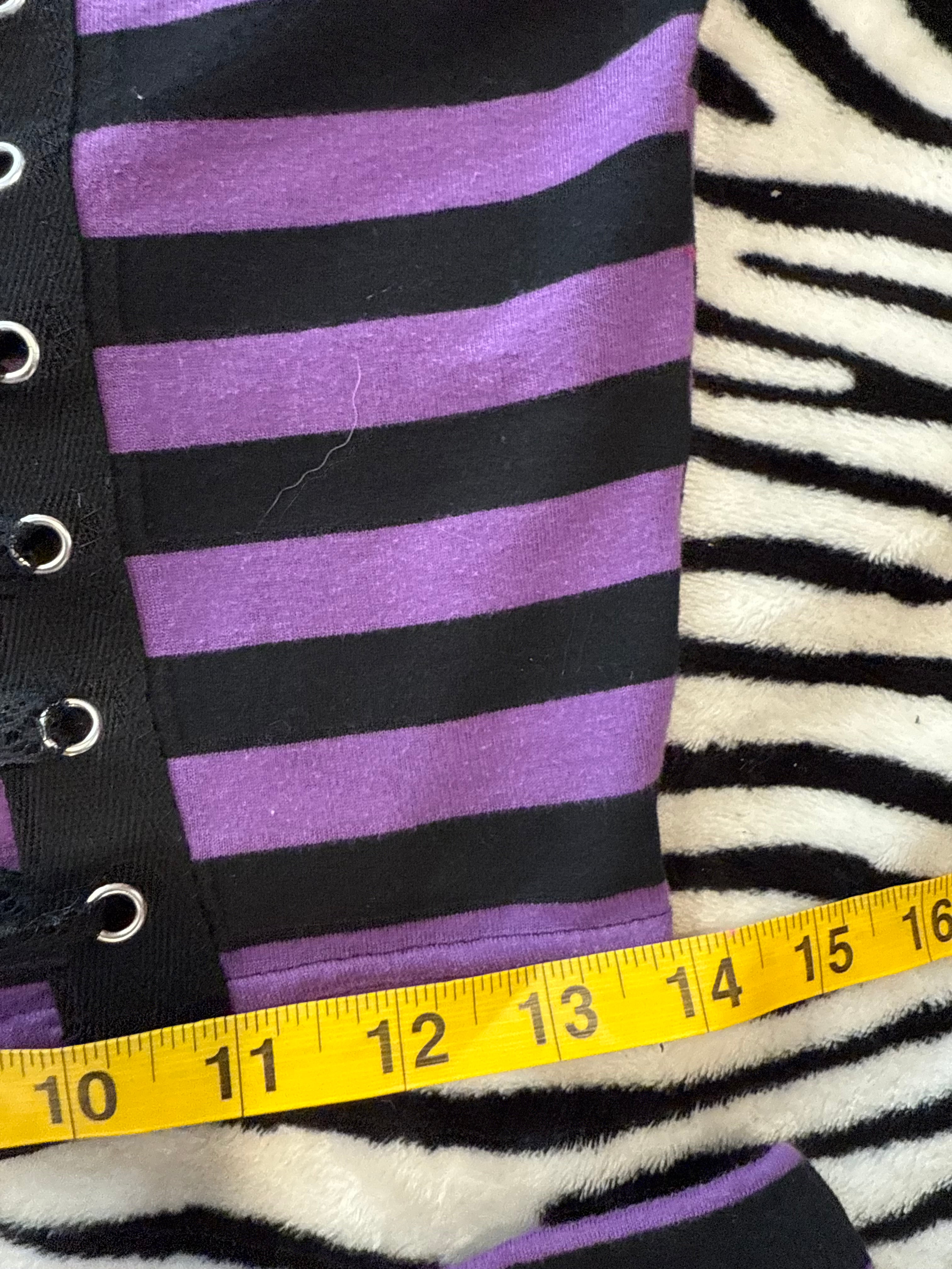 purple & black skull set size s