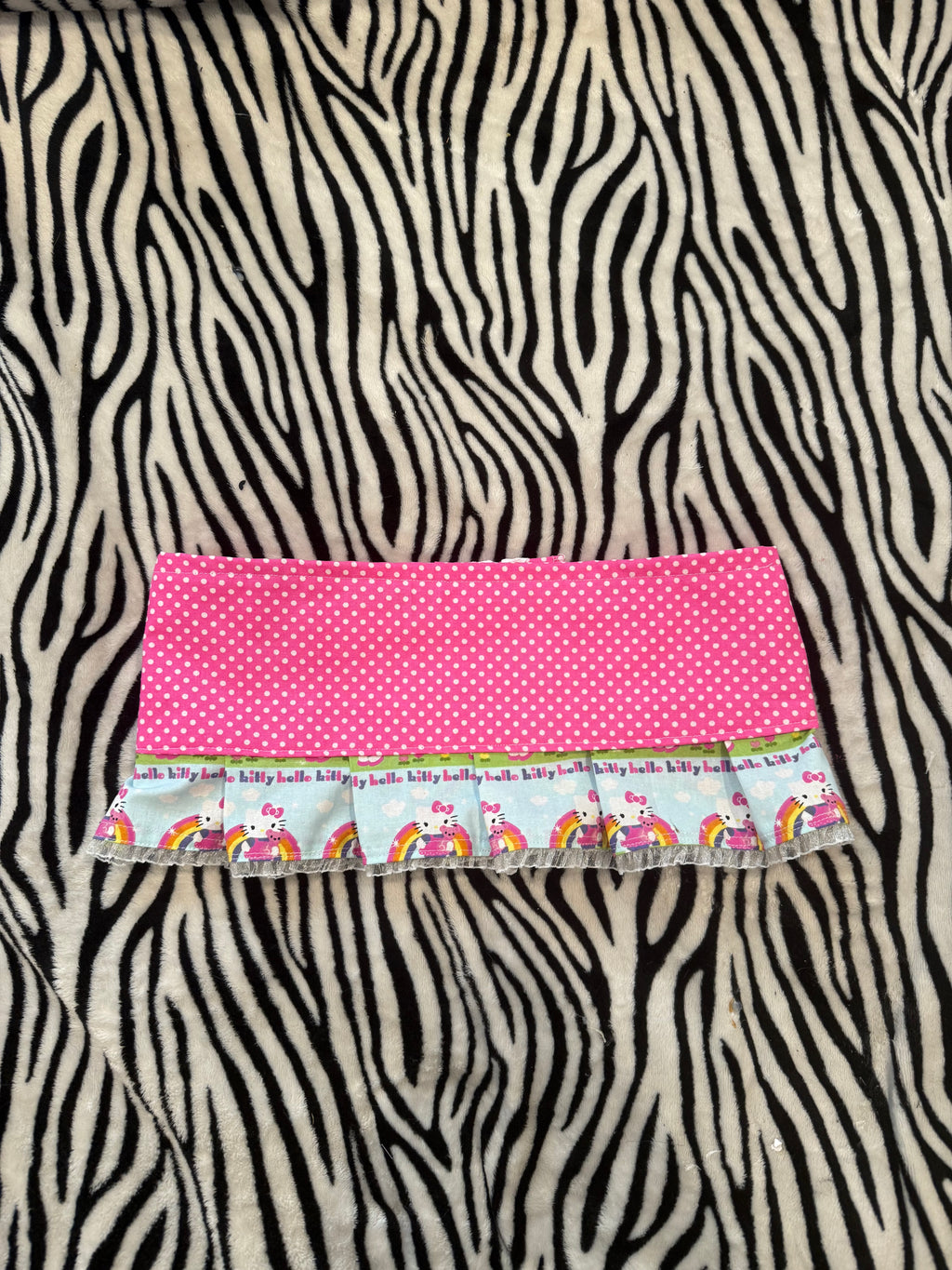 polka dot hello kitty mini skirt size xxs