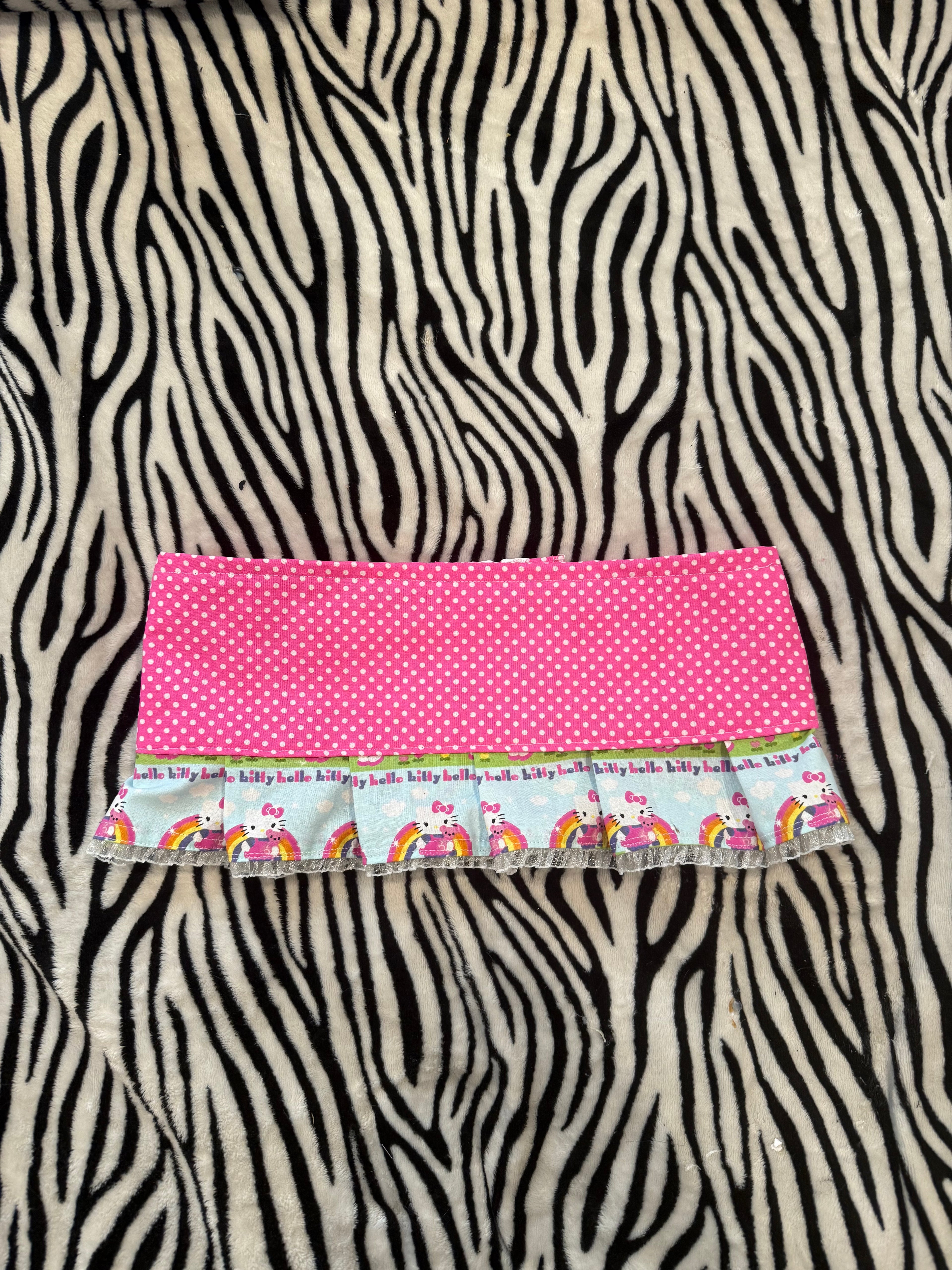 polka dot hello kitty mini skirt size xxs