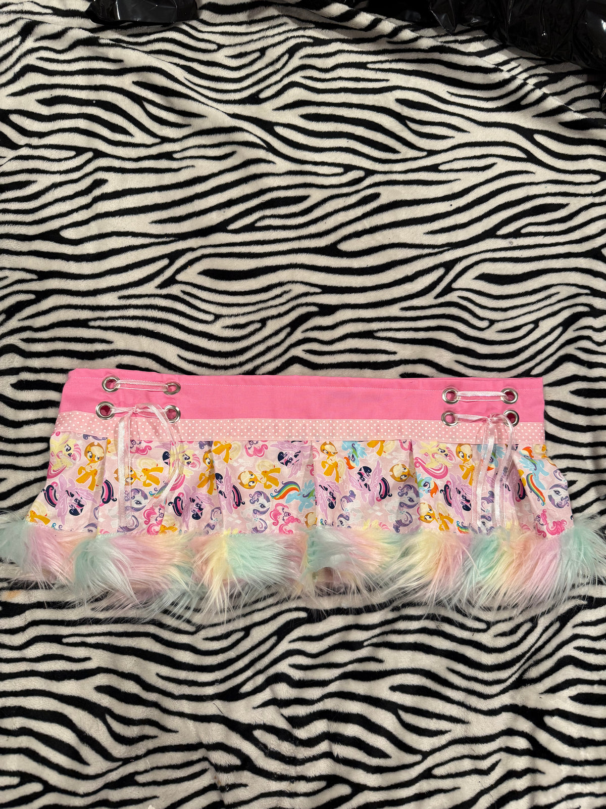 mlp fur skirt size L