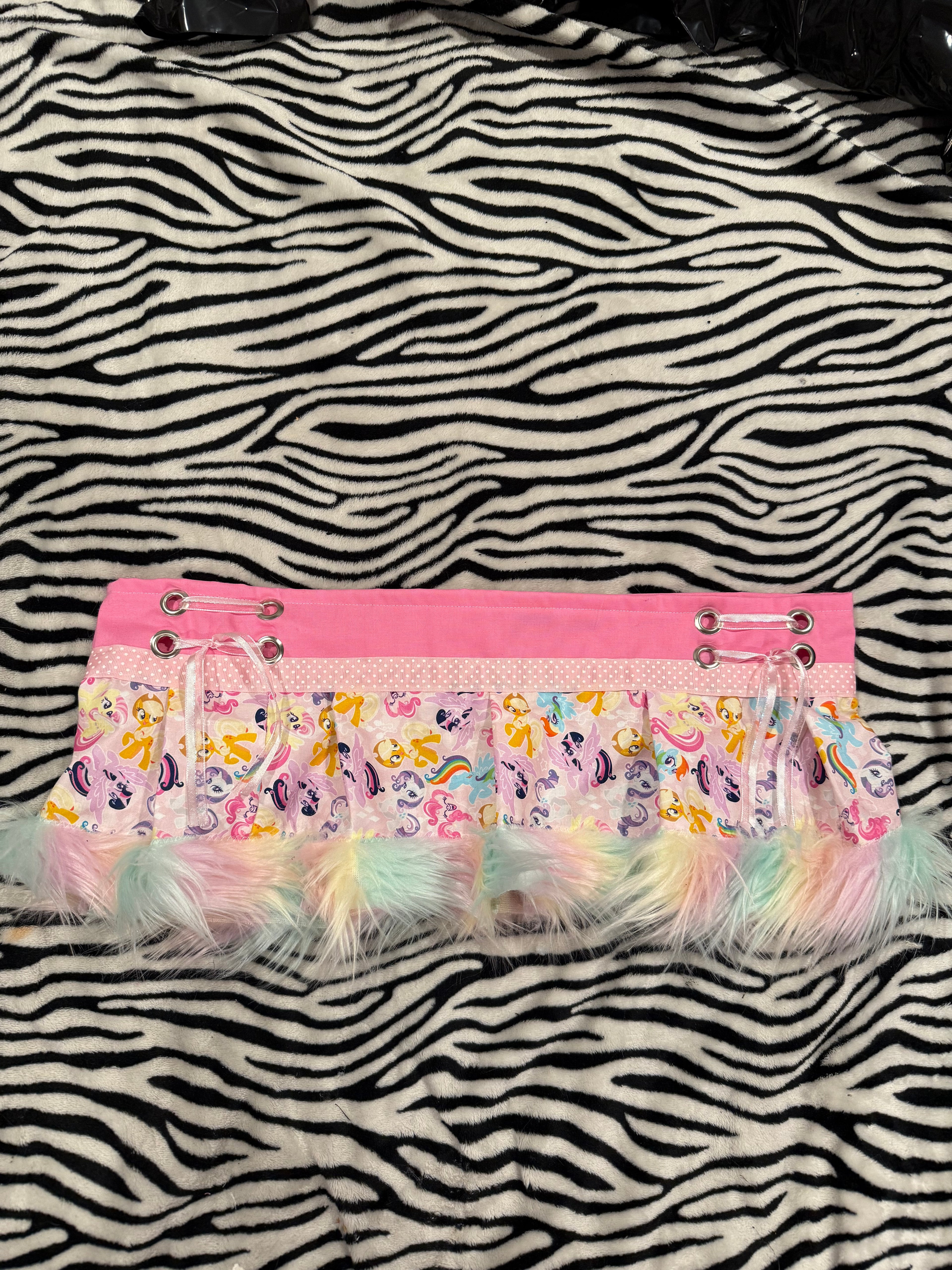 mlp fur skirt size L