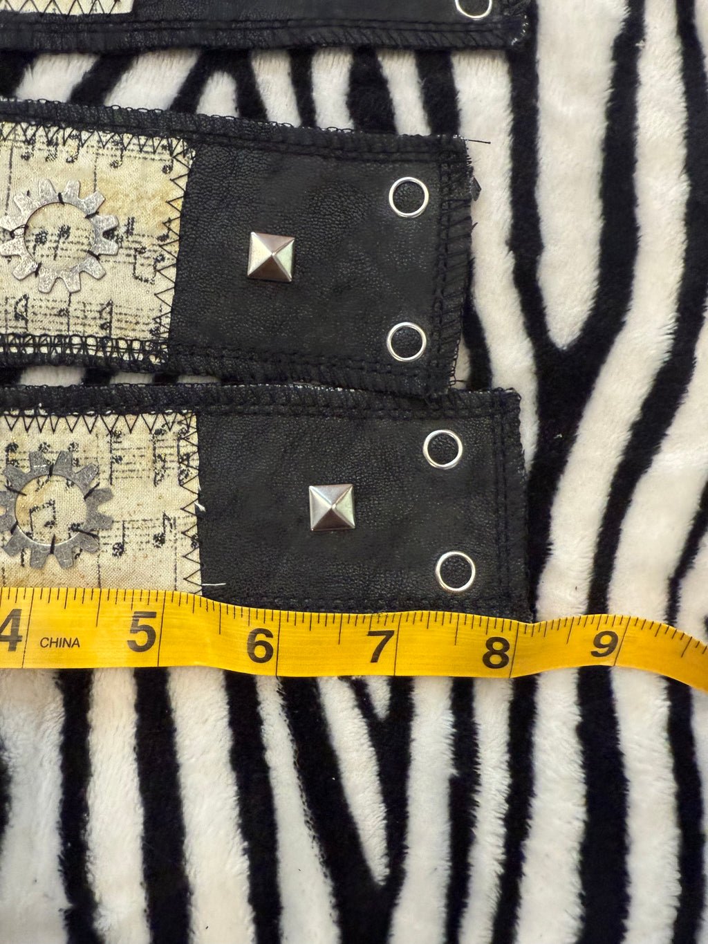 music note studded bracelets