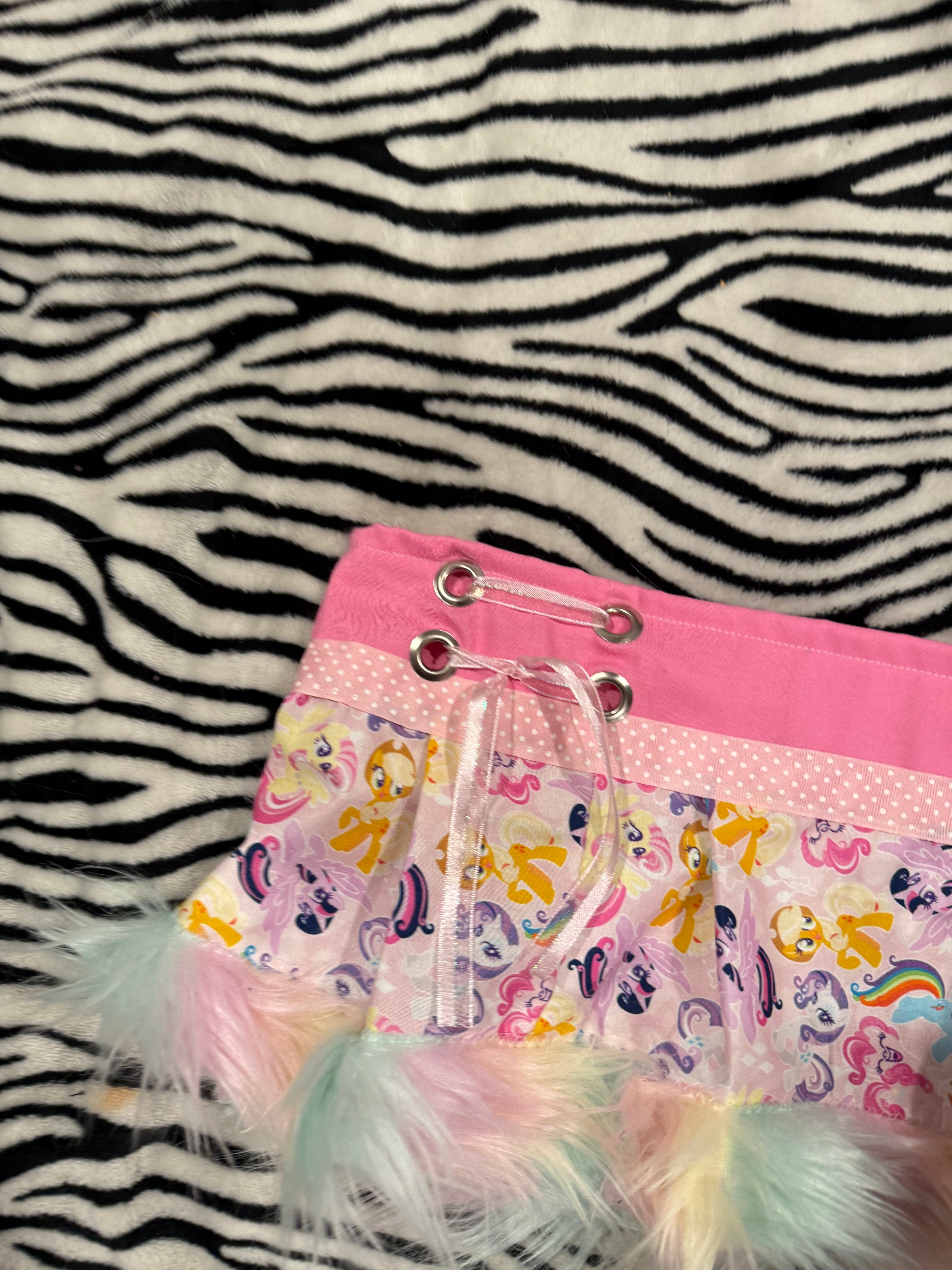 mlp fur skirt size L