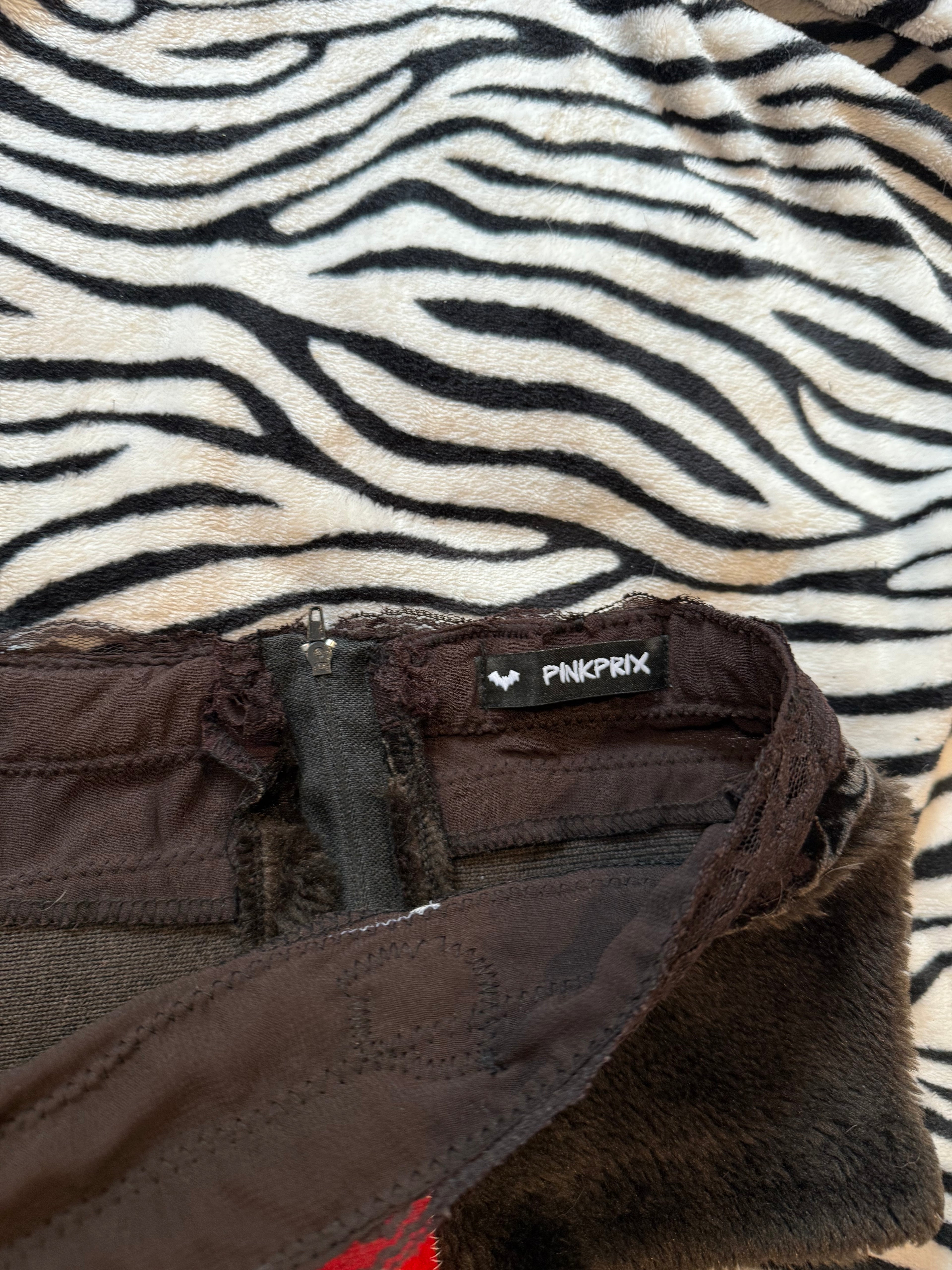 domo fur skirt size xs