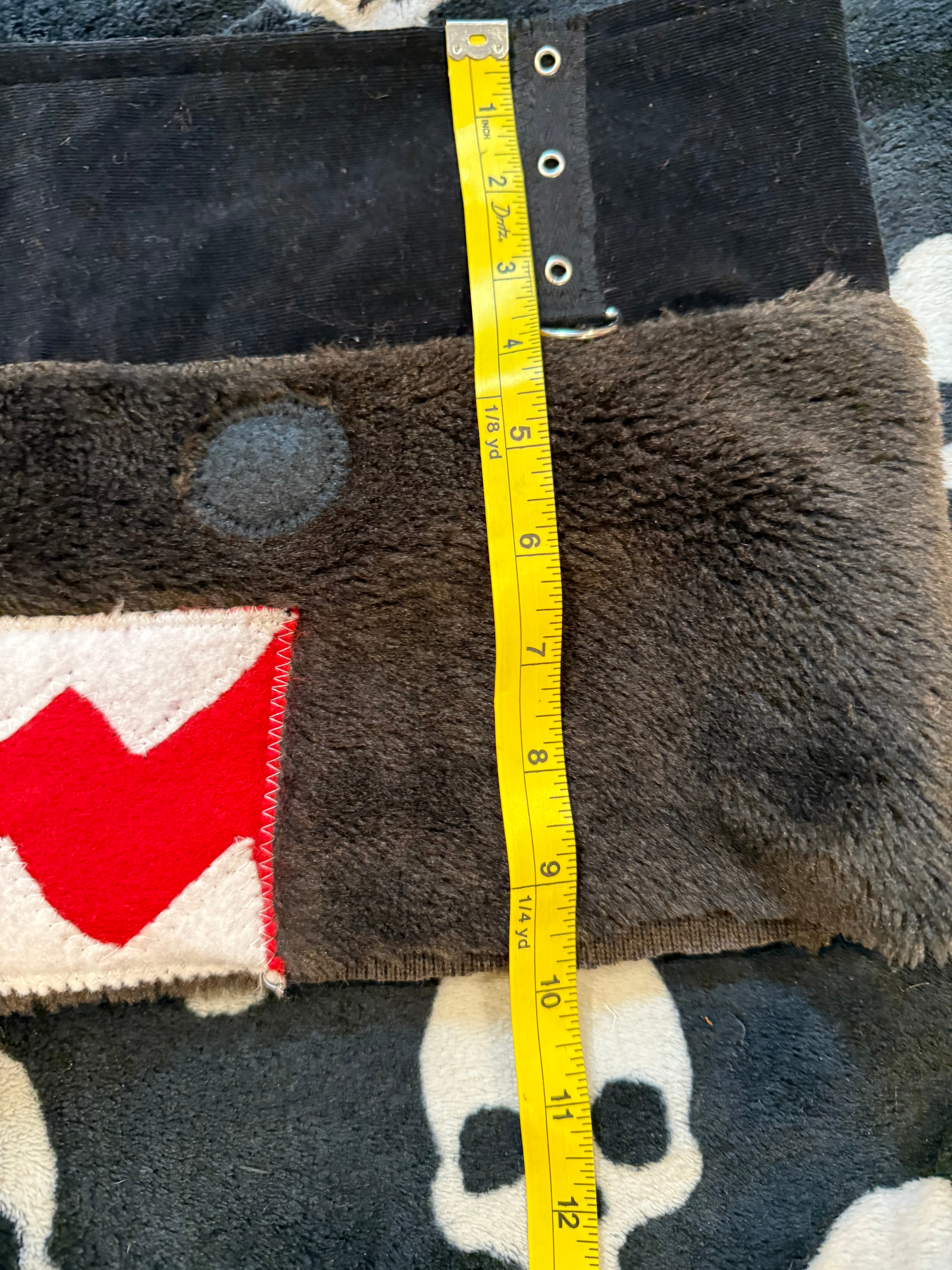 Domo fur skirt size m