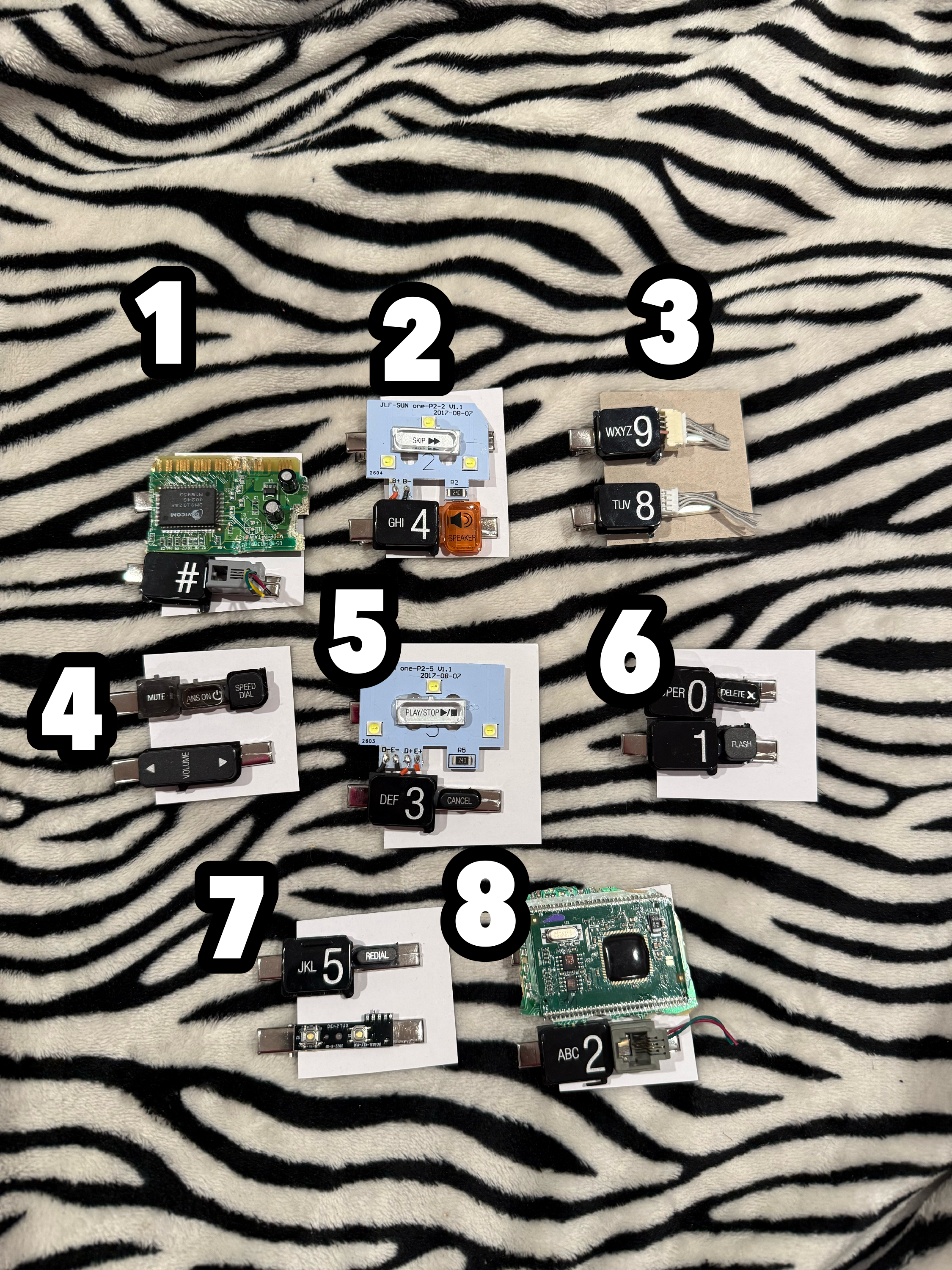 electronic hair clips