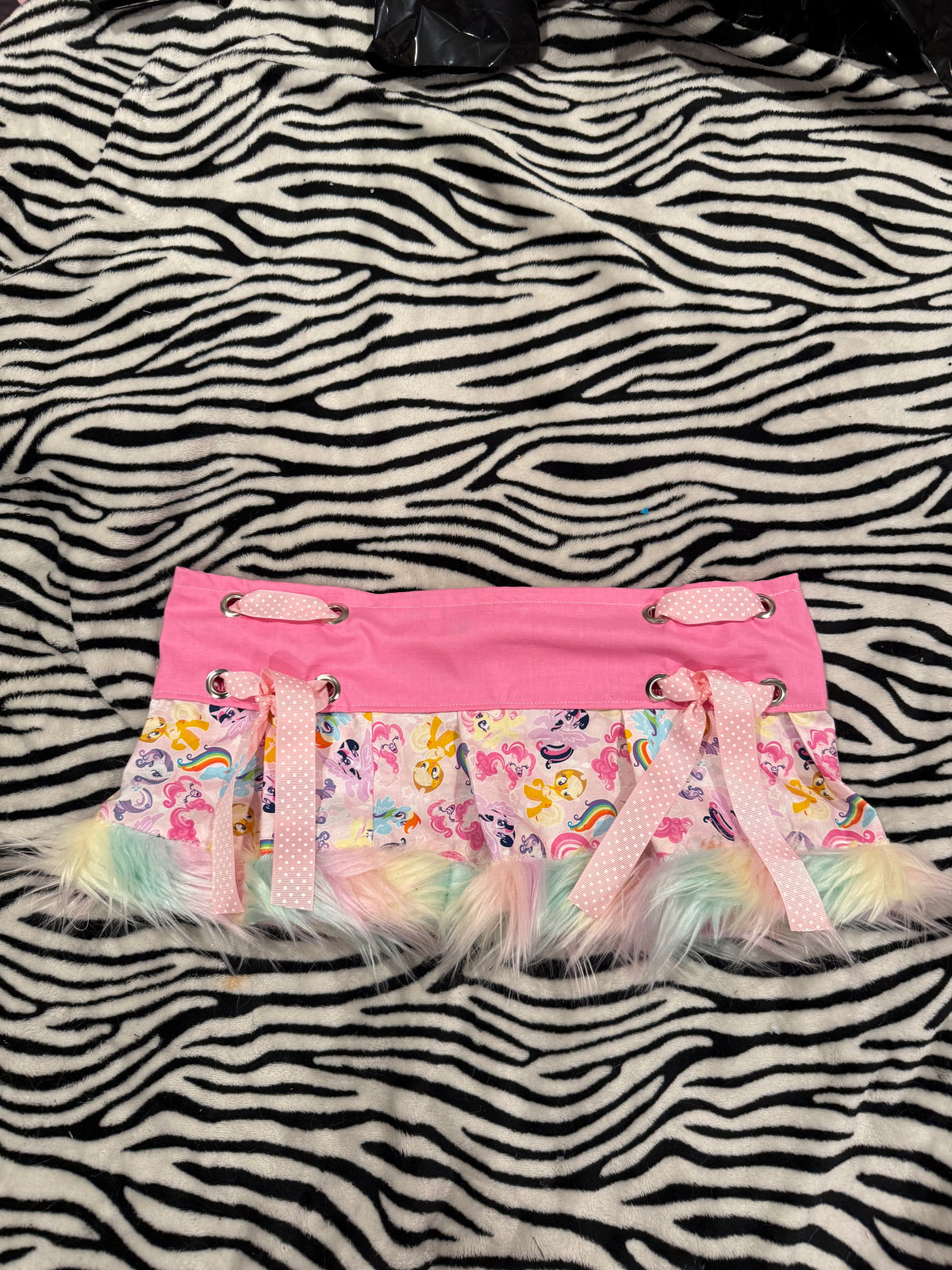 mlp fur skirt size xs/s