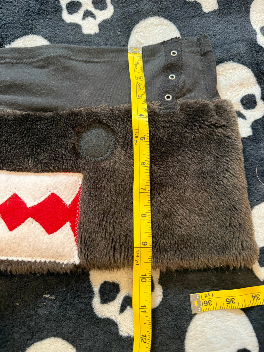 Domo fur skirt size xs/s
