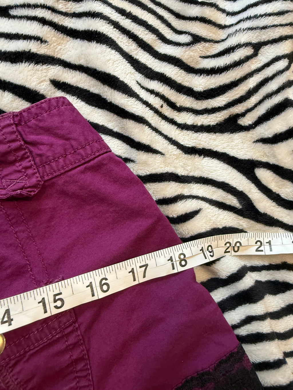 Purple lace shorts size s/m