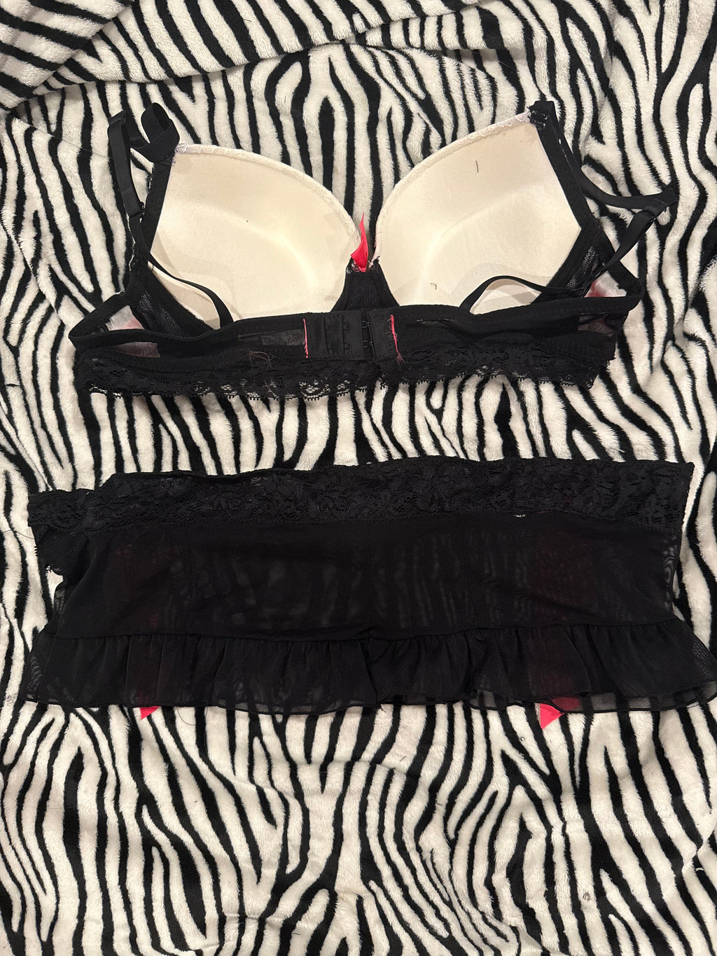 black white & pink set size m