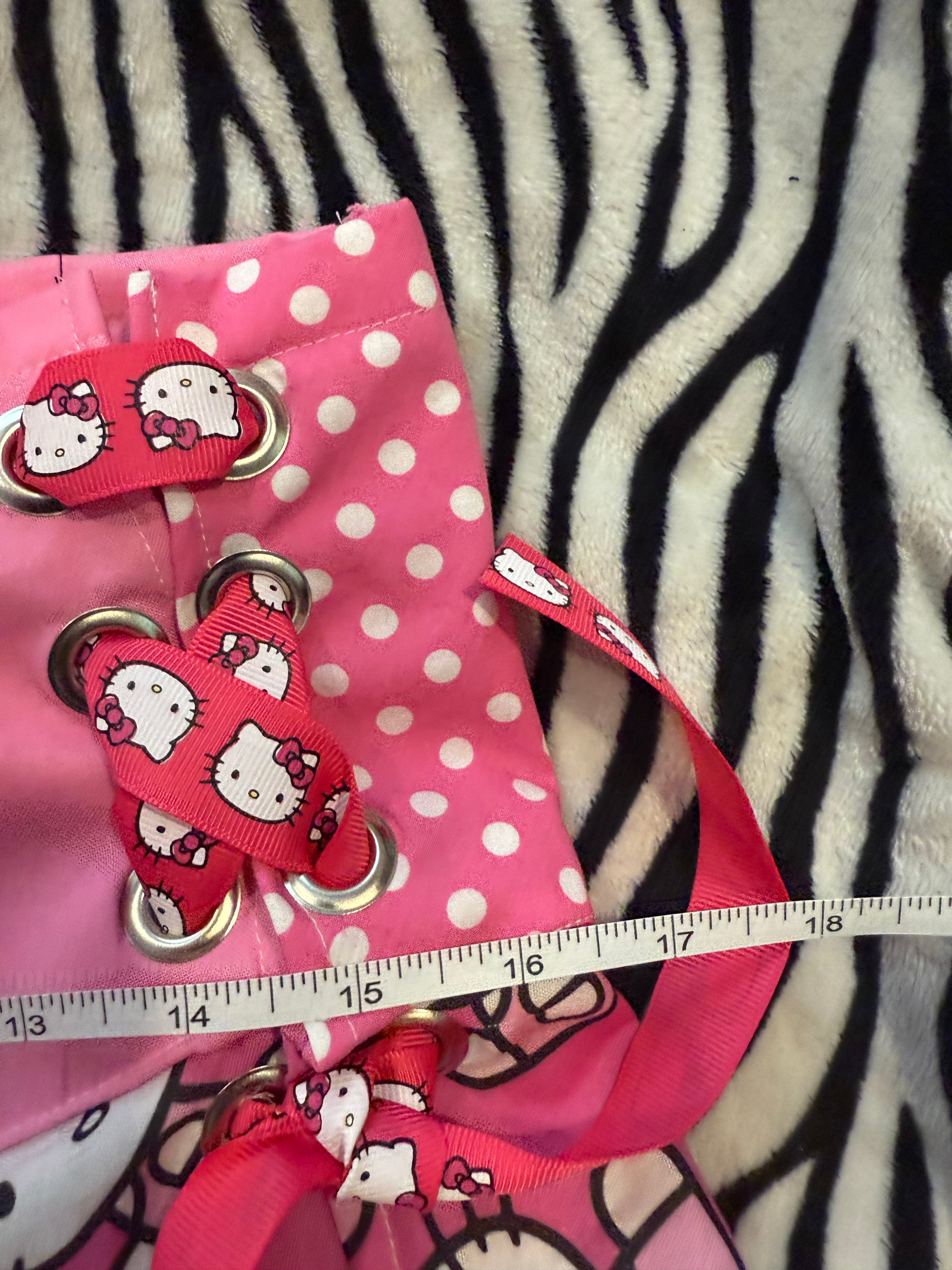 hello kitty lace up skirt size xs/s