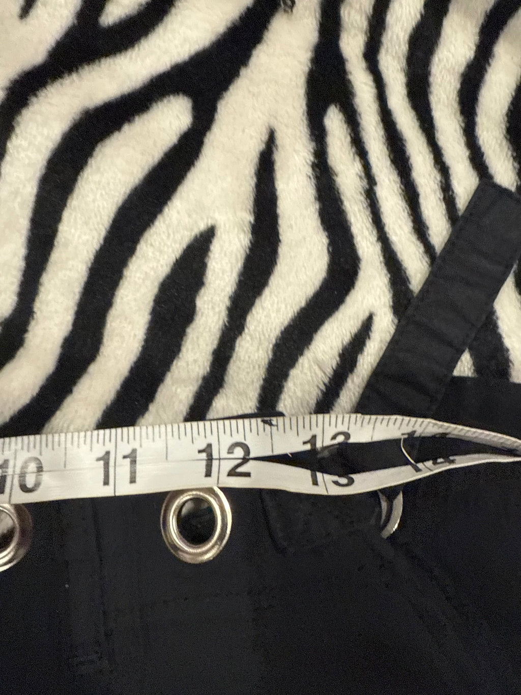 black & white lace up pants size xs