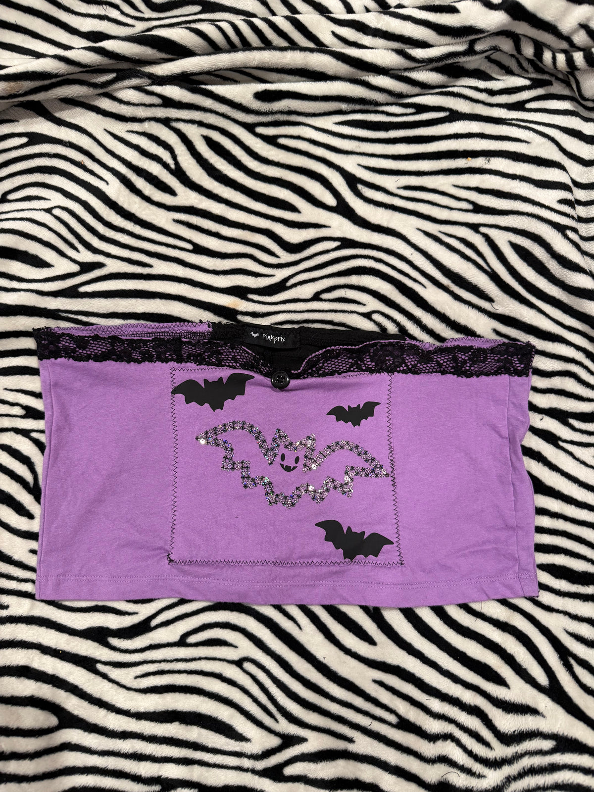 lace bat tube top size L