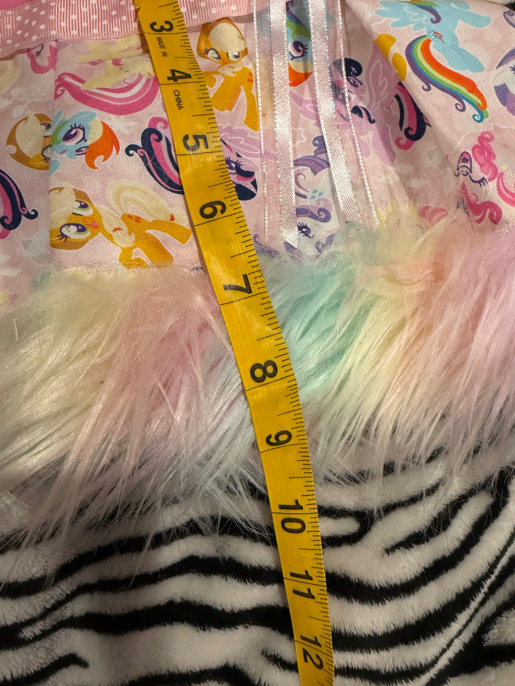 mlp fur skirt size L