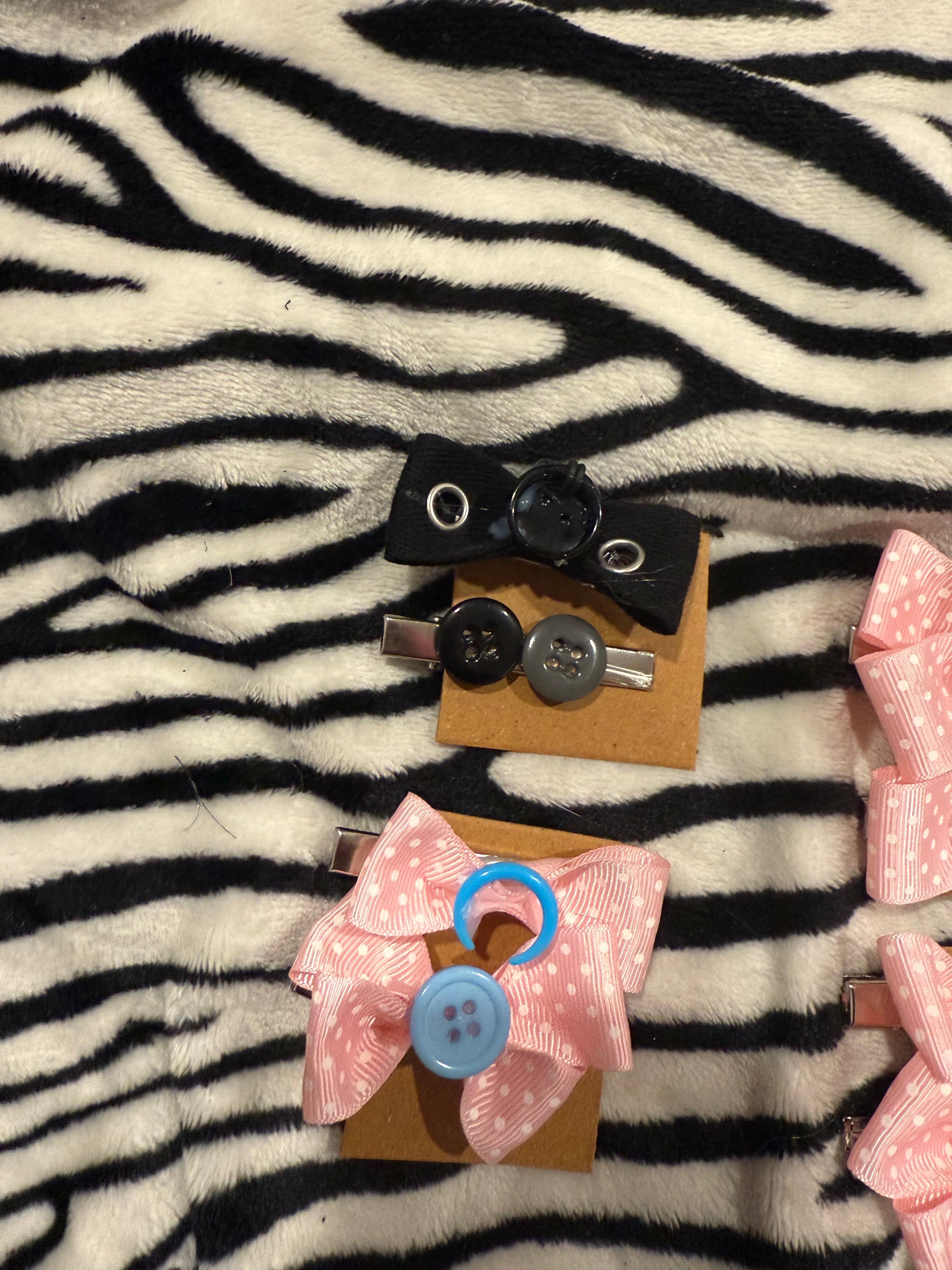 septum bow hair clips