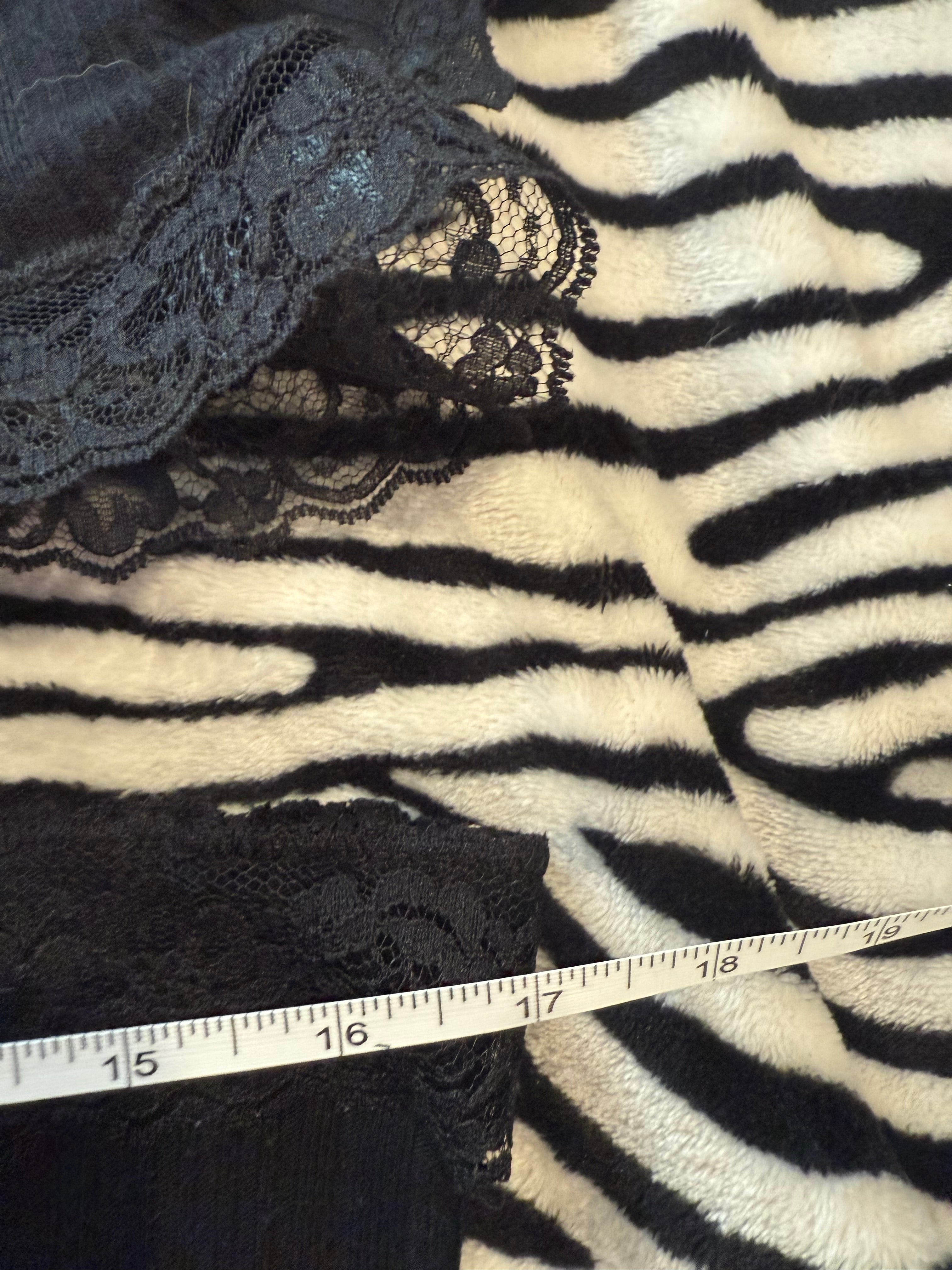 lace tube top& micro cardigan set size m