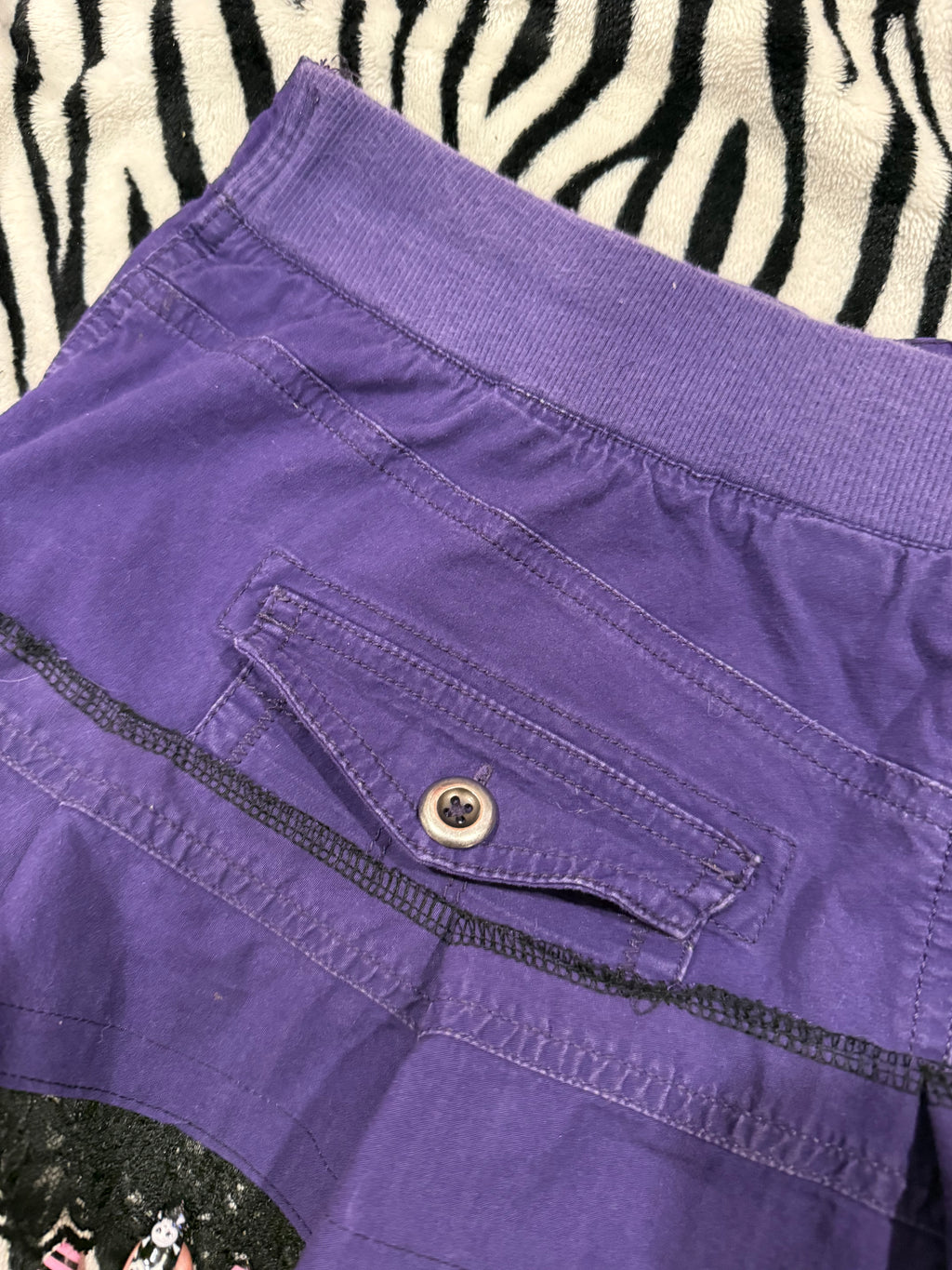 purple brass knuckle skirt size L