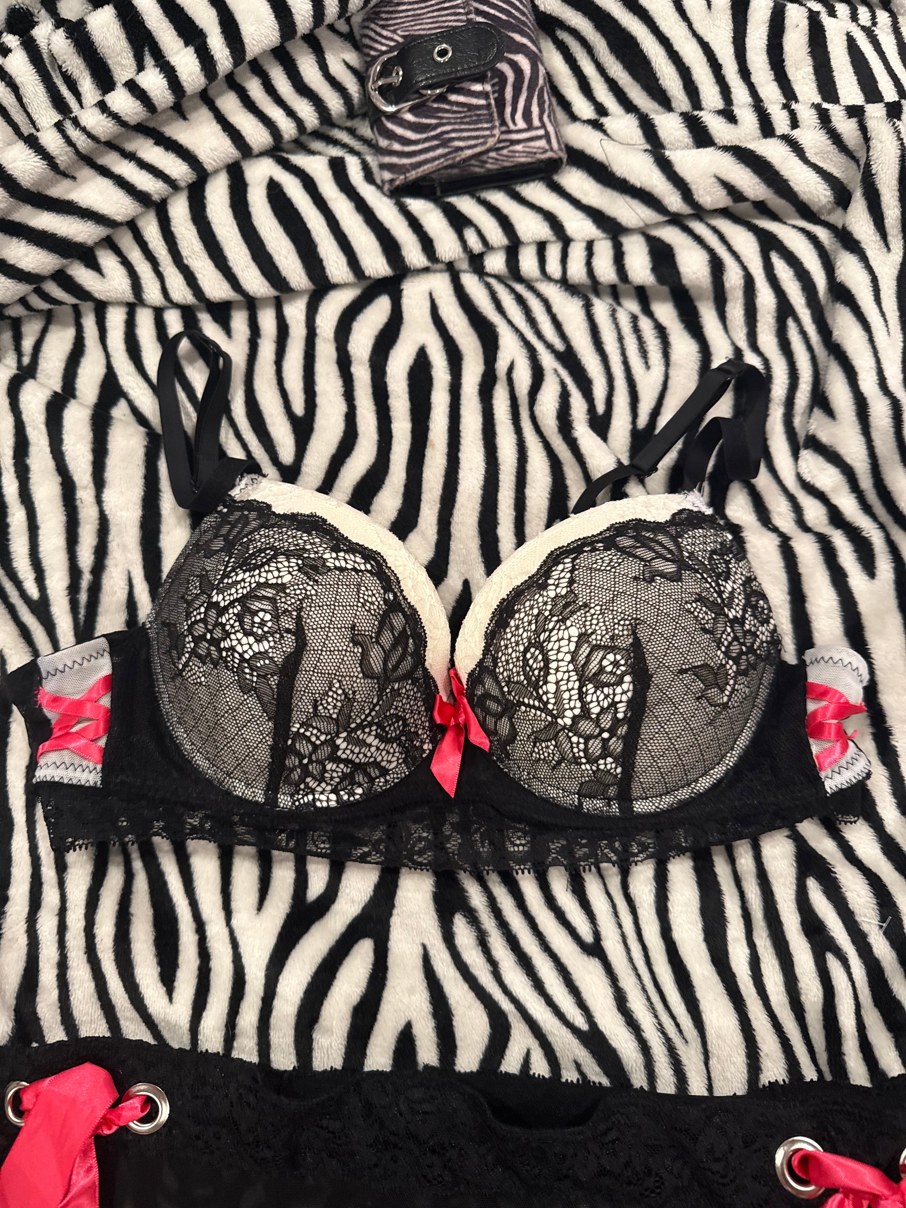 black white & pink set size m