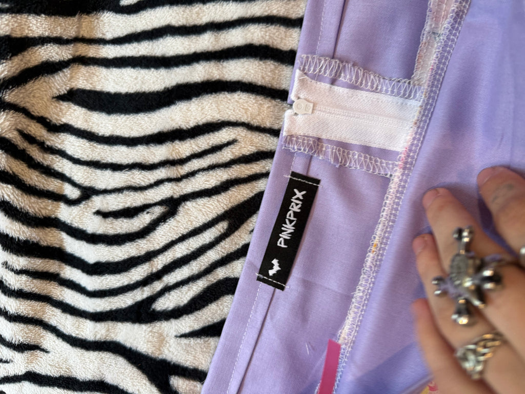 purple & pink mlp skirt size m