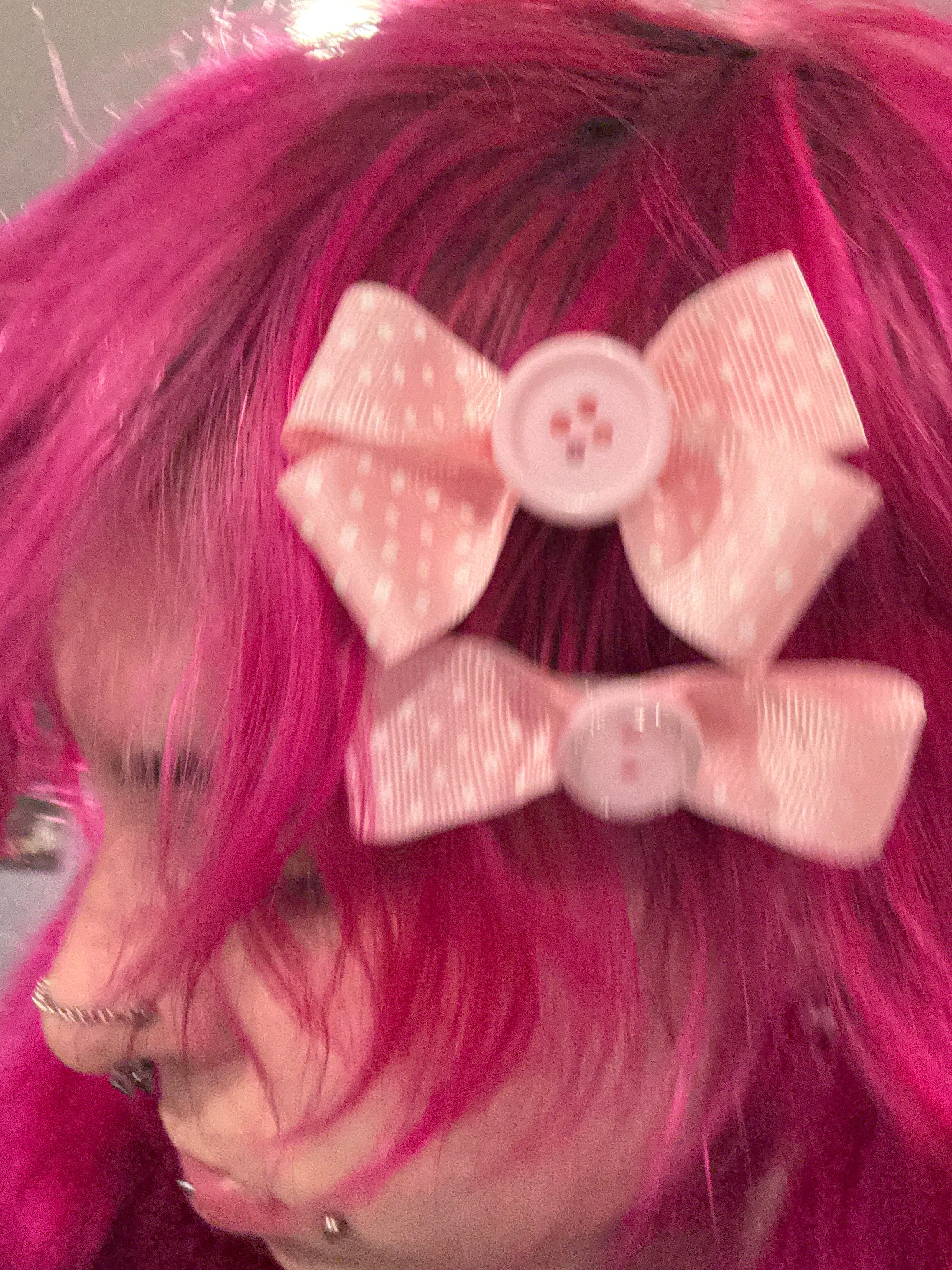 septum bow hair clips