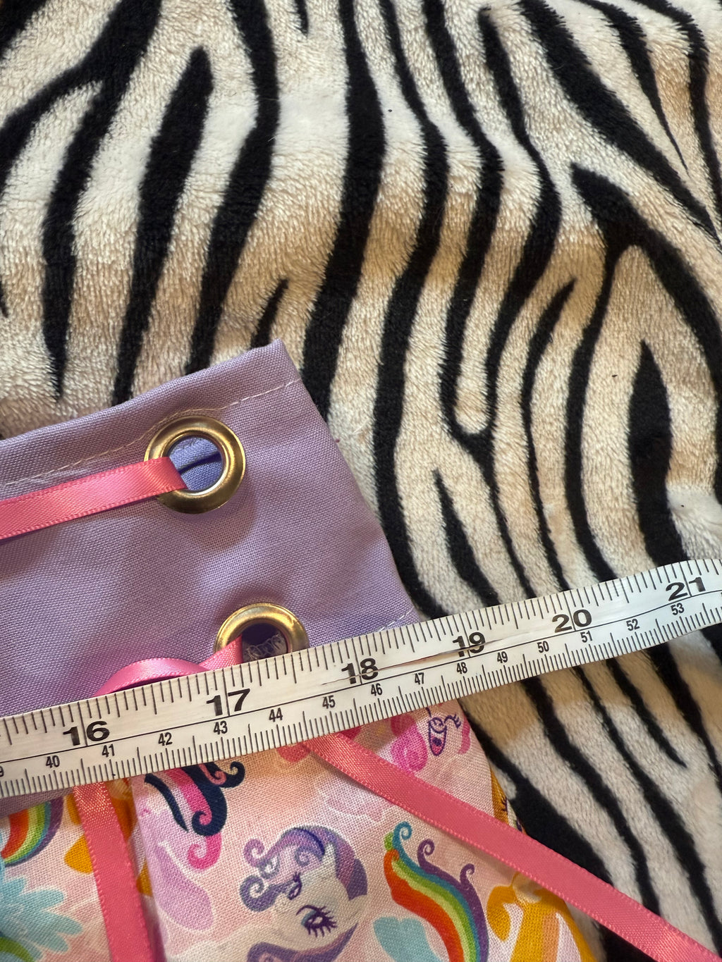 purple & pink mlp skirt size m