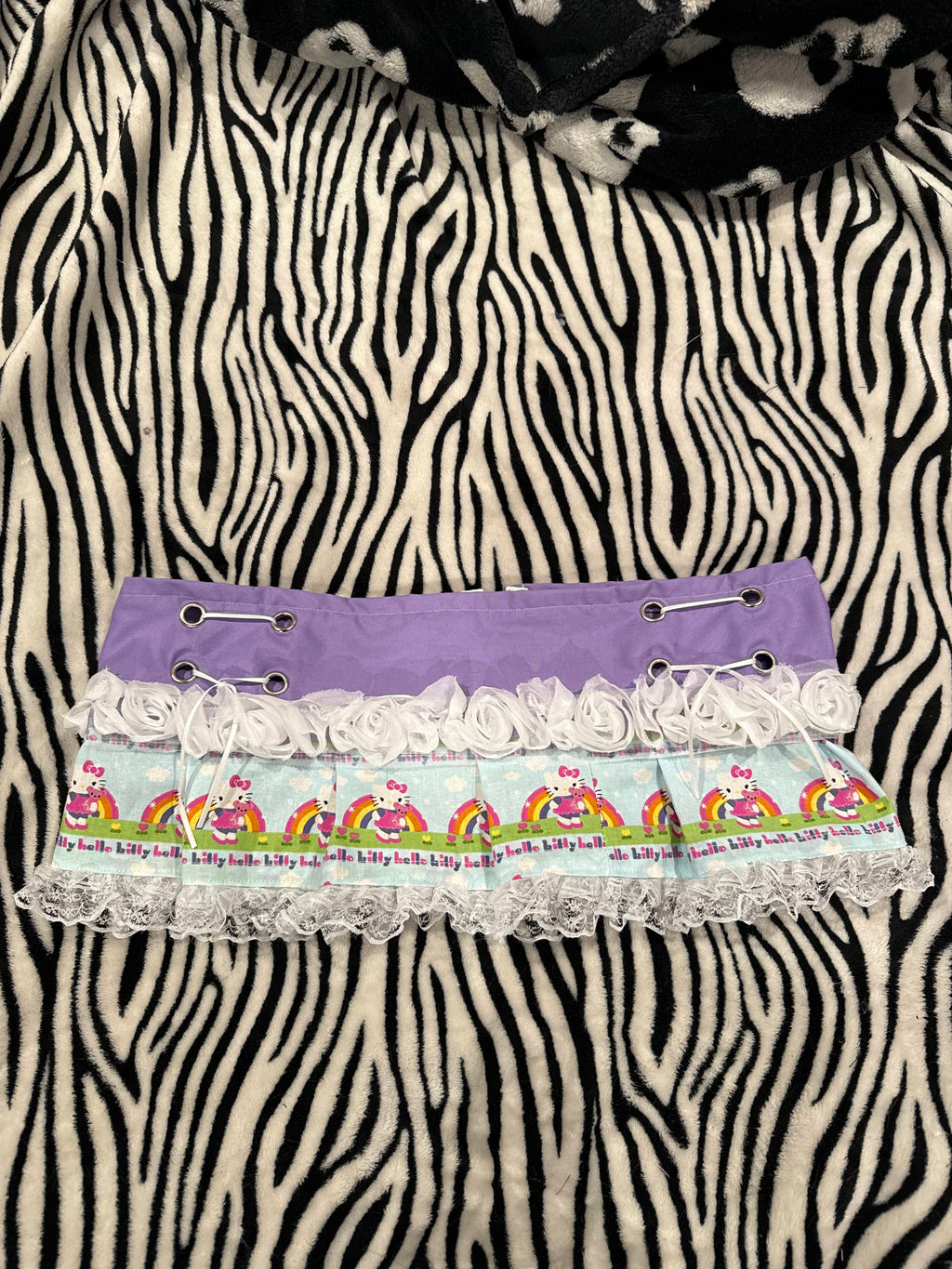 hello kitty ruffle skirt size m