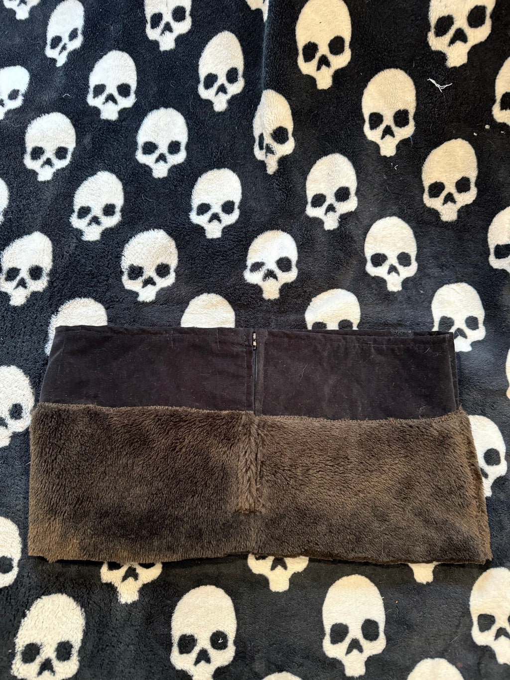 Domo fur skirt size m
