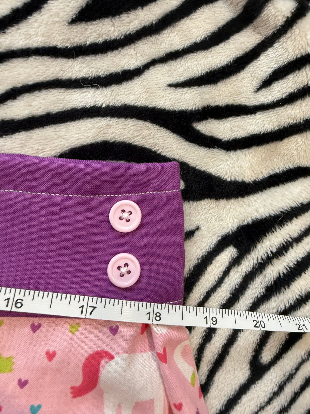 unicorn button skirt size m