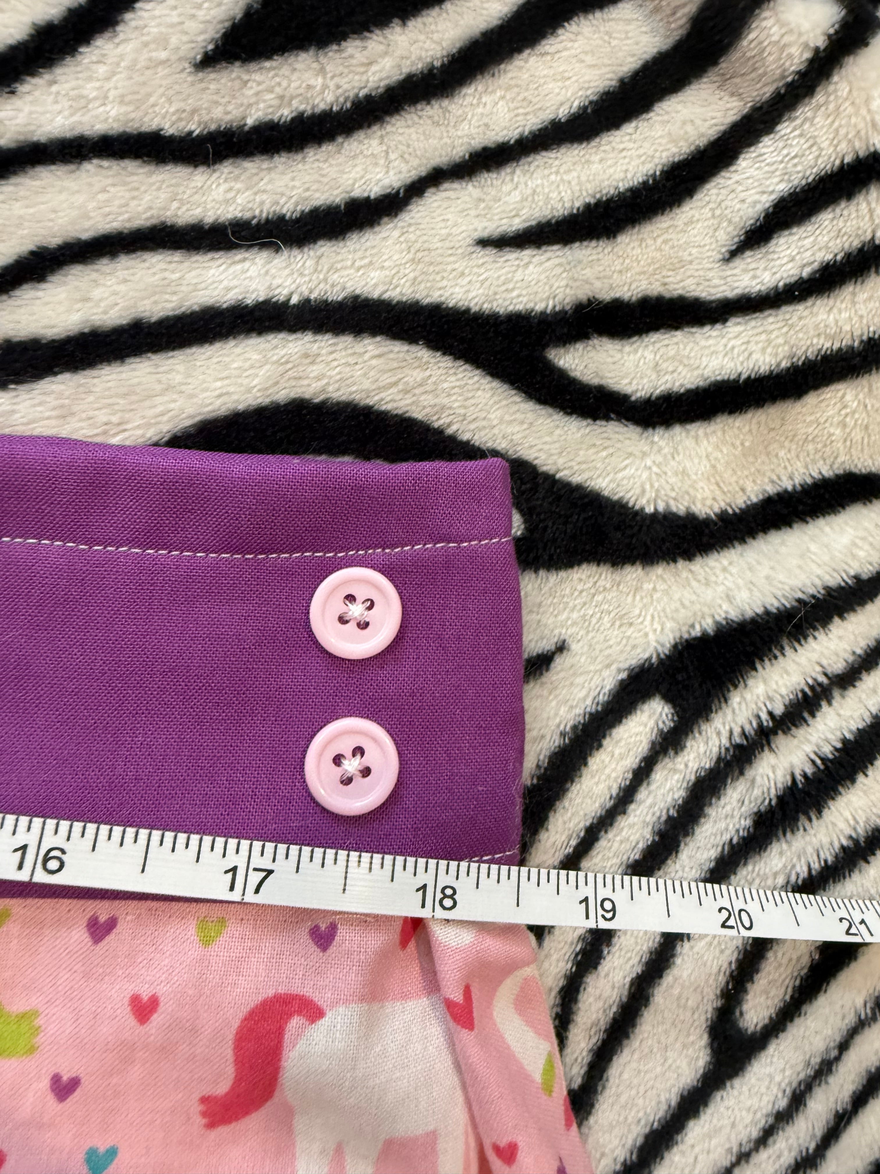 unicorn button skirt size m