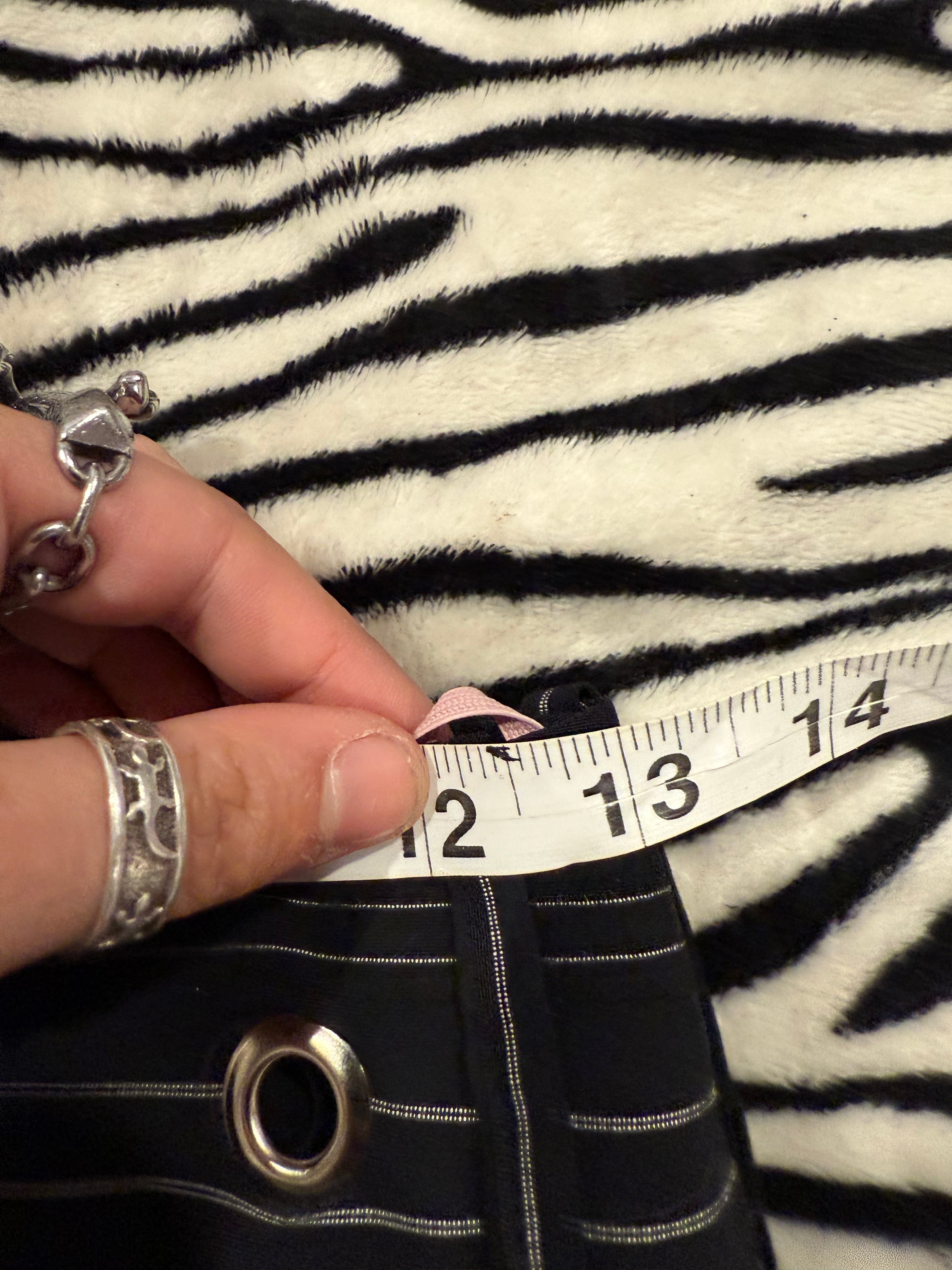 pinstripe micro shorts size xxs/xs