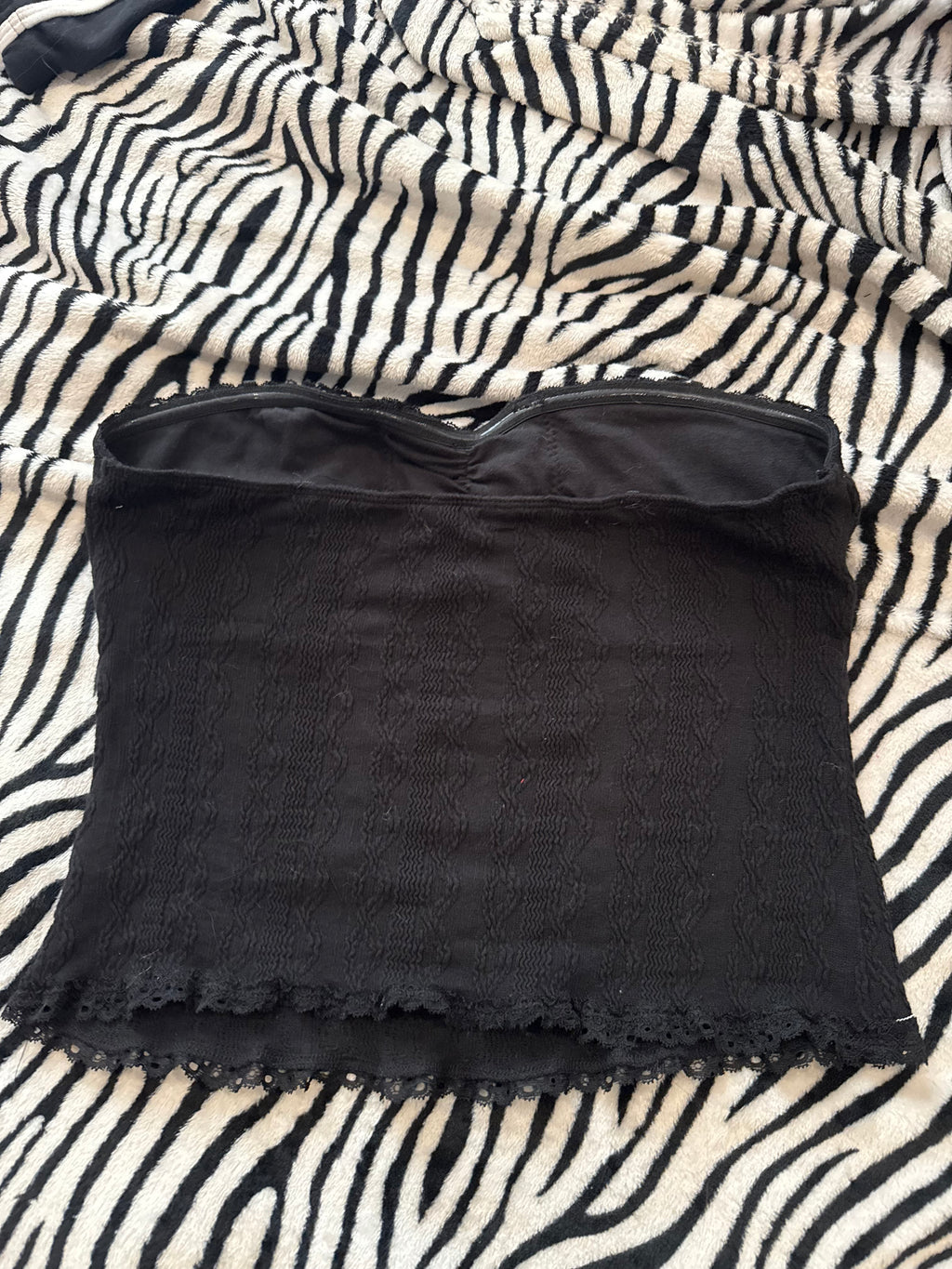 lace plaid skull top size s/m