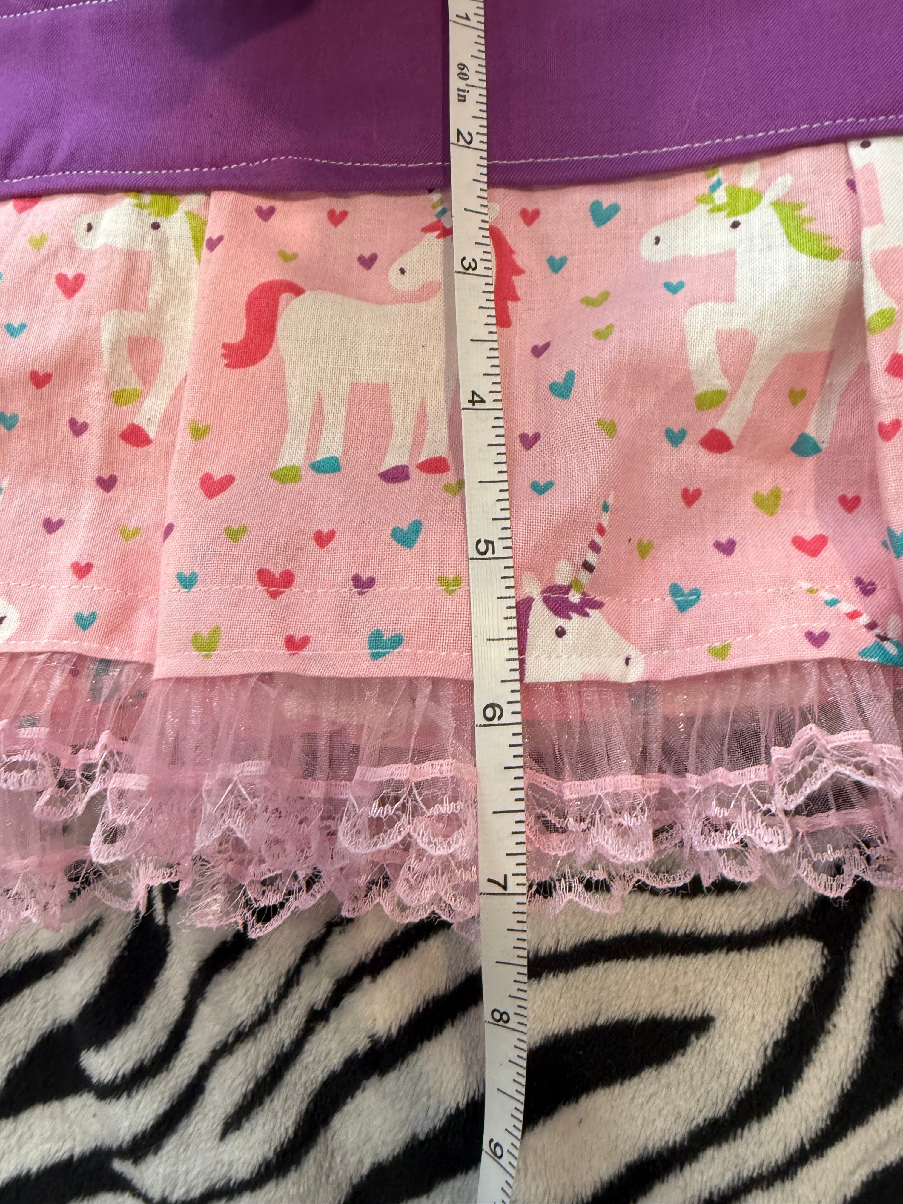 unicorn button skirt size m