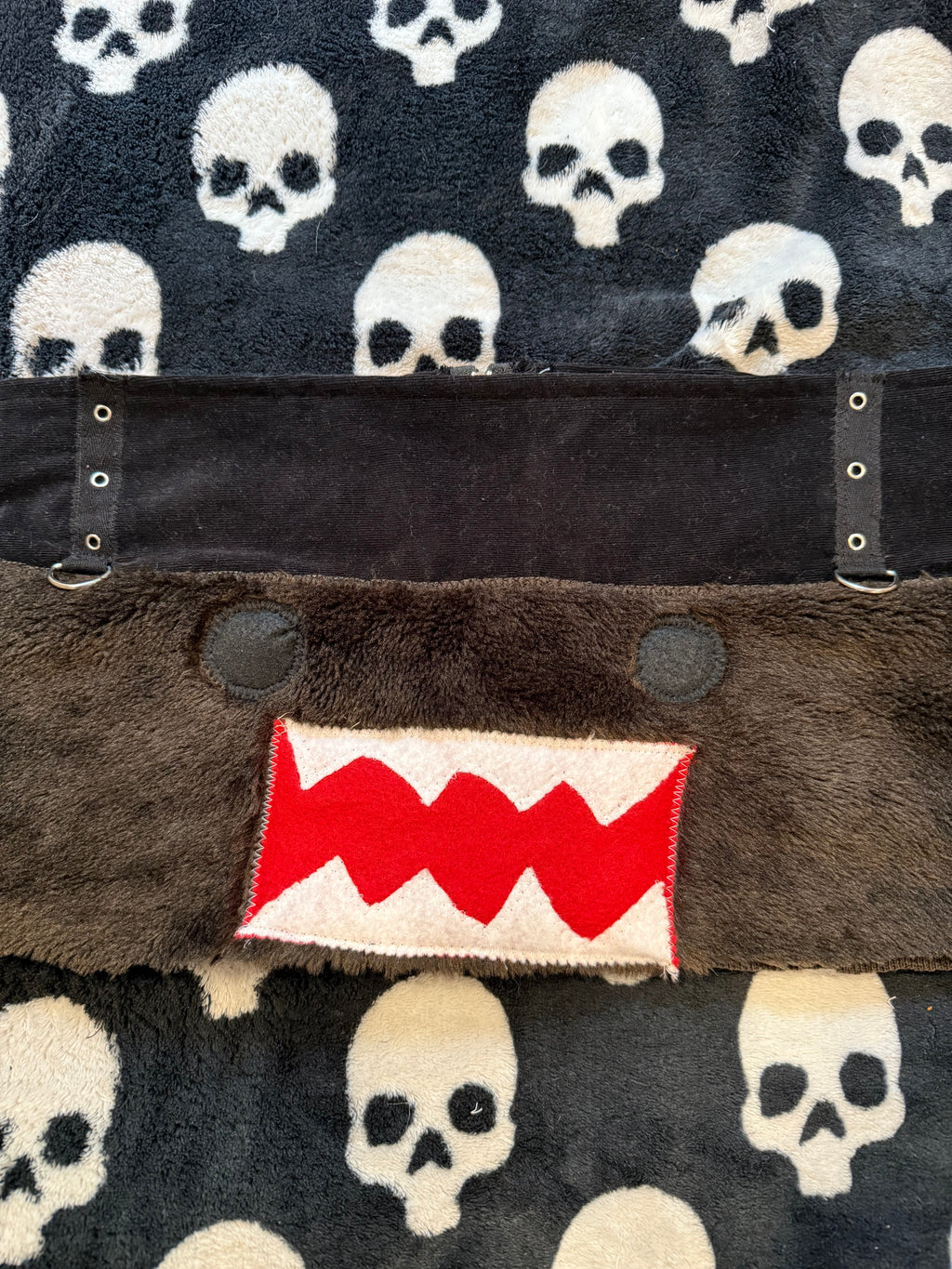 Domo fur skirt size m