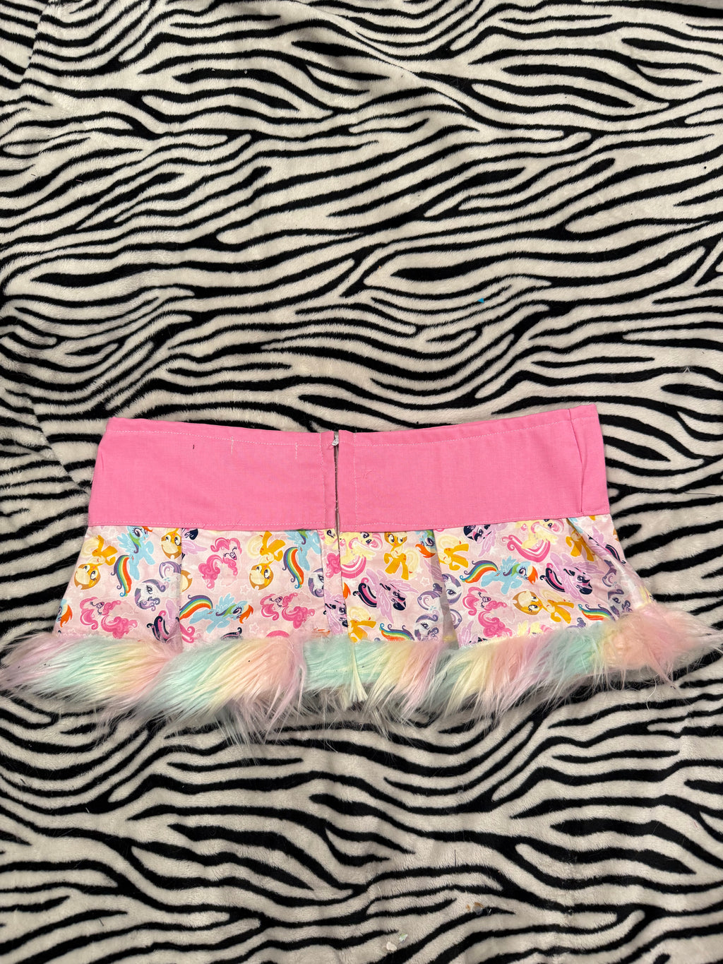 mlp fur skirt size xs/s