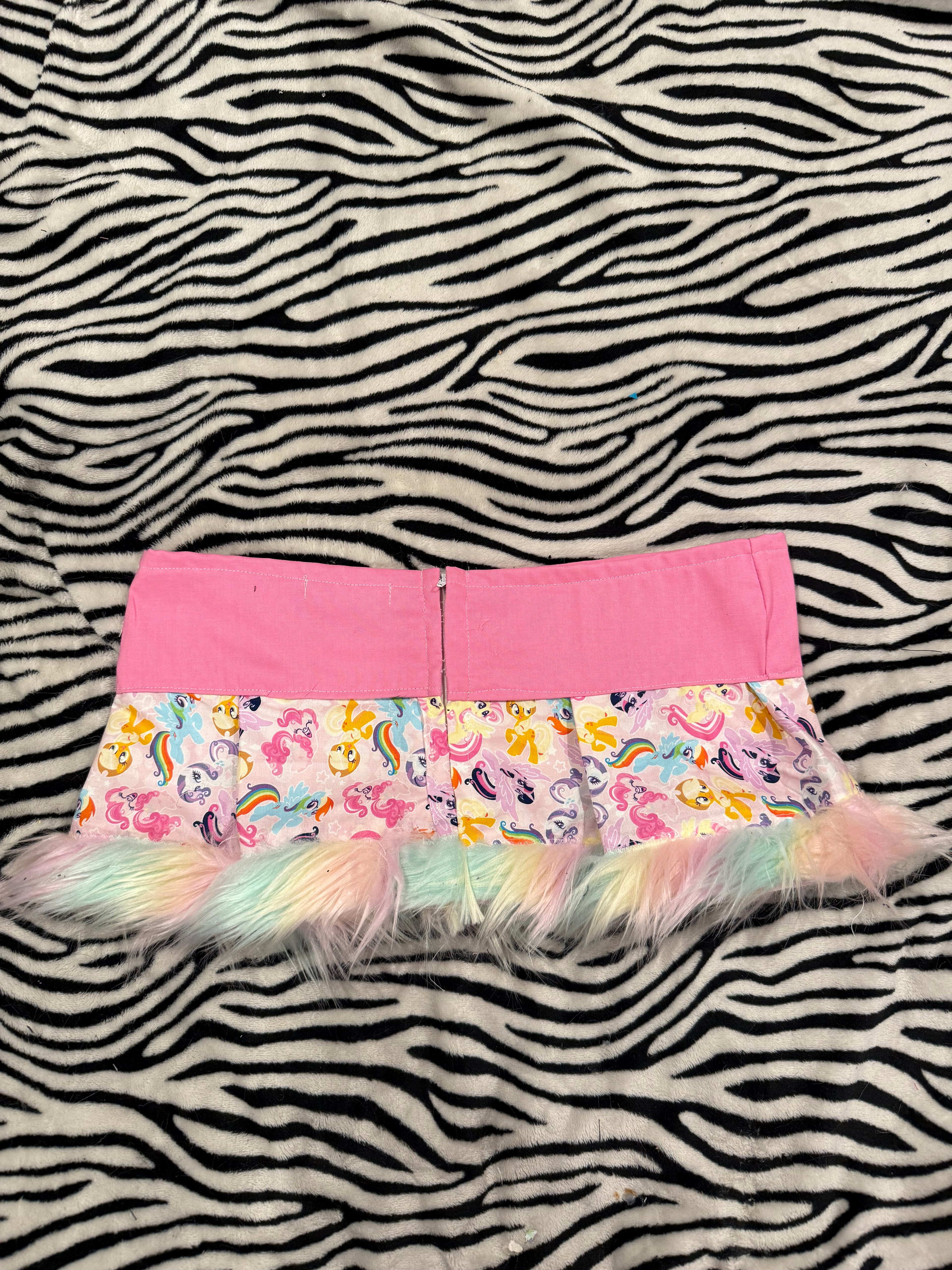 mlp fur skirt size xs/s