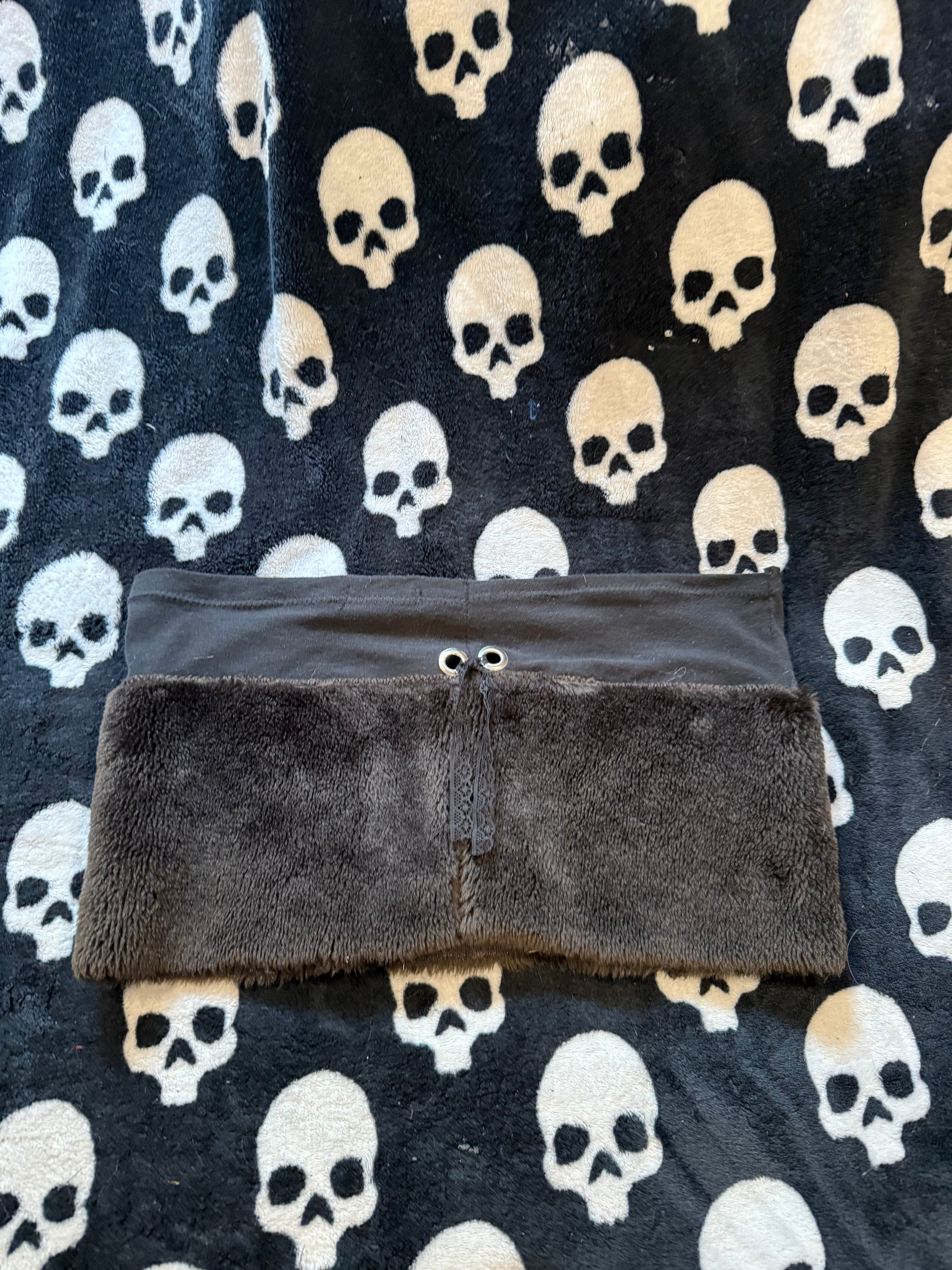 Domo fur skirt size xs/s