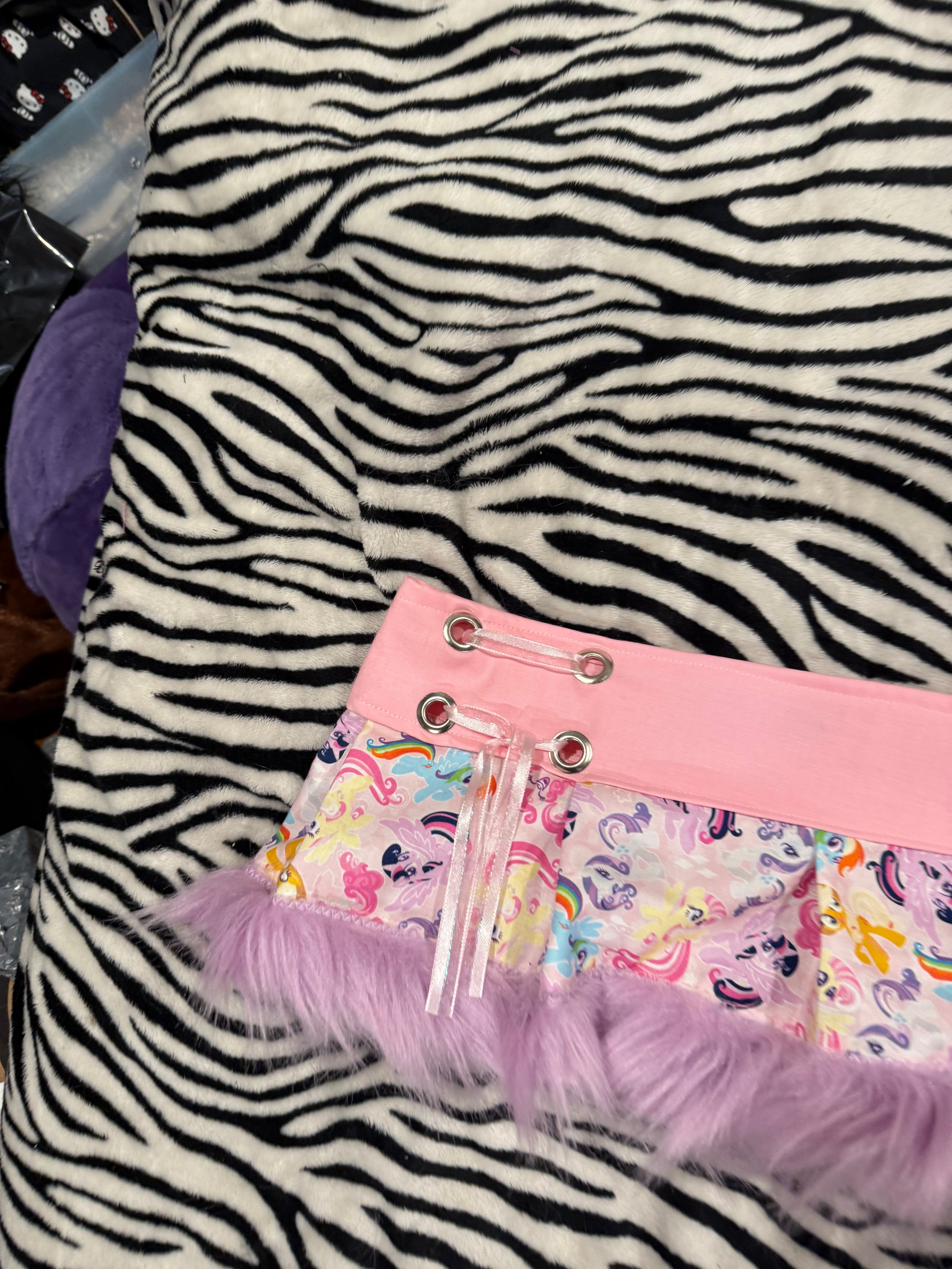 mlp fur skirt size m