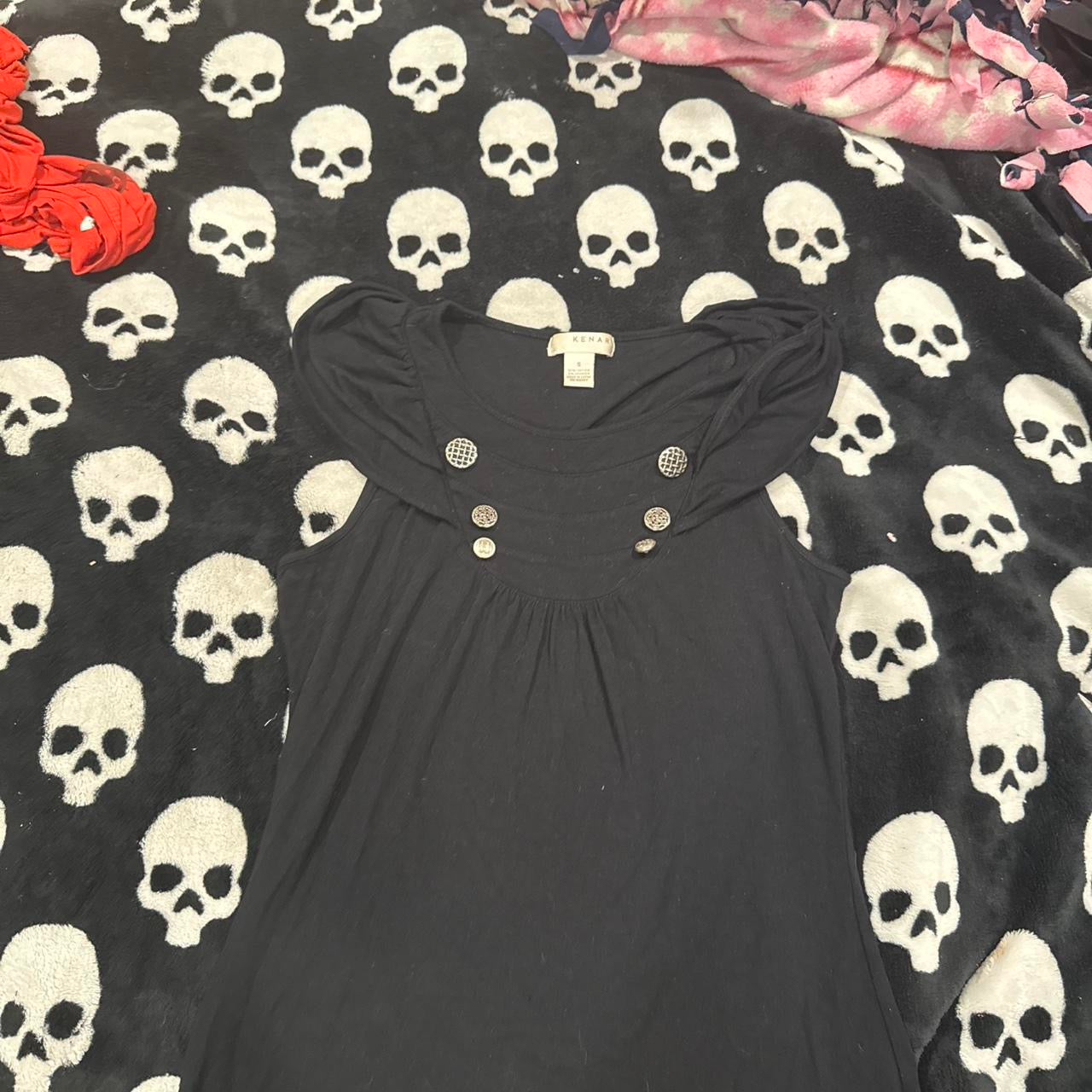 military style button top size s