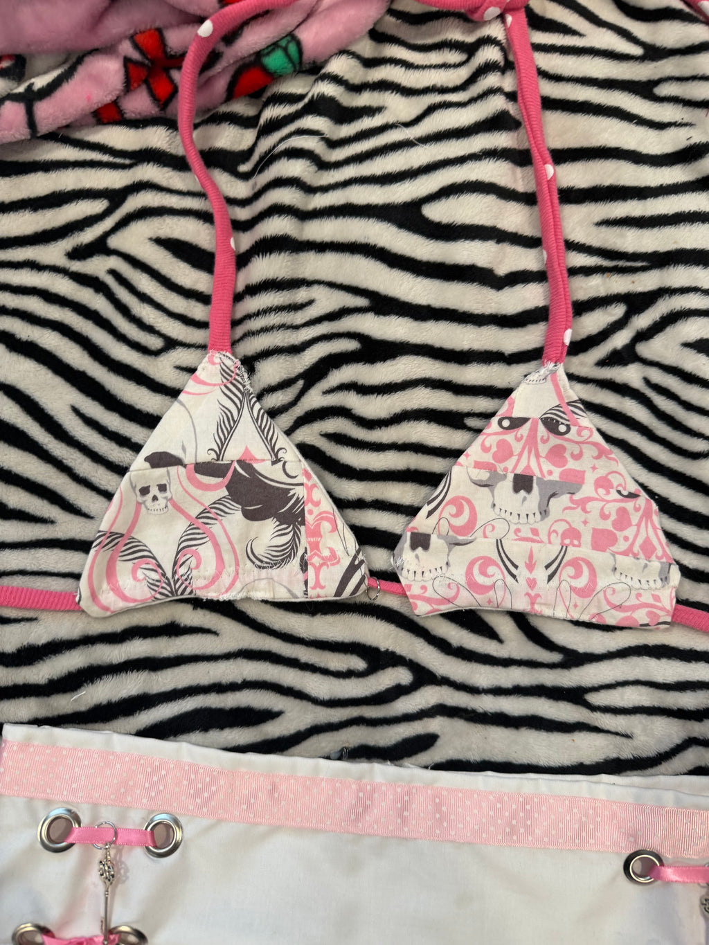 pastel skull rave set size xs