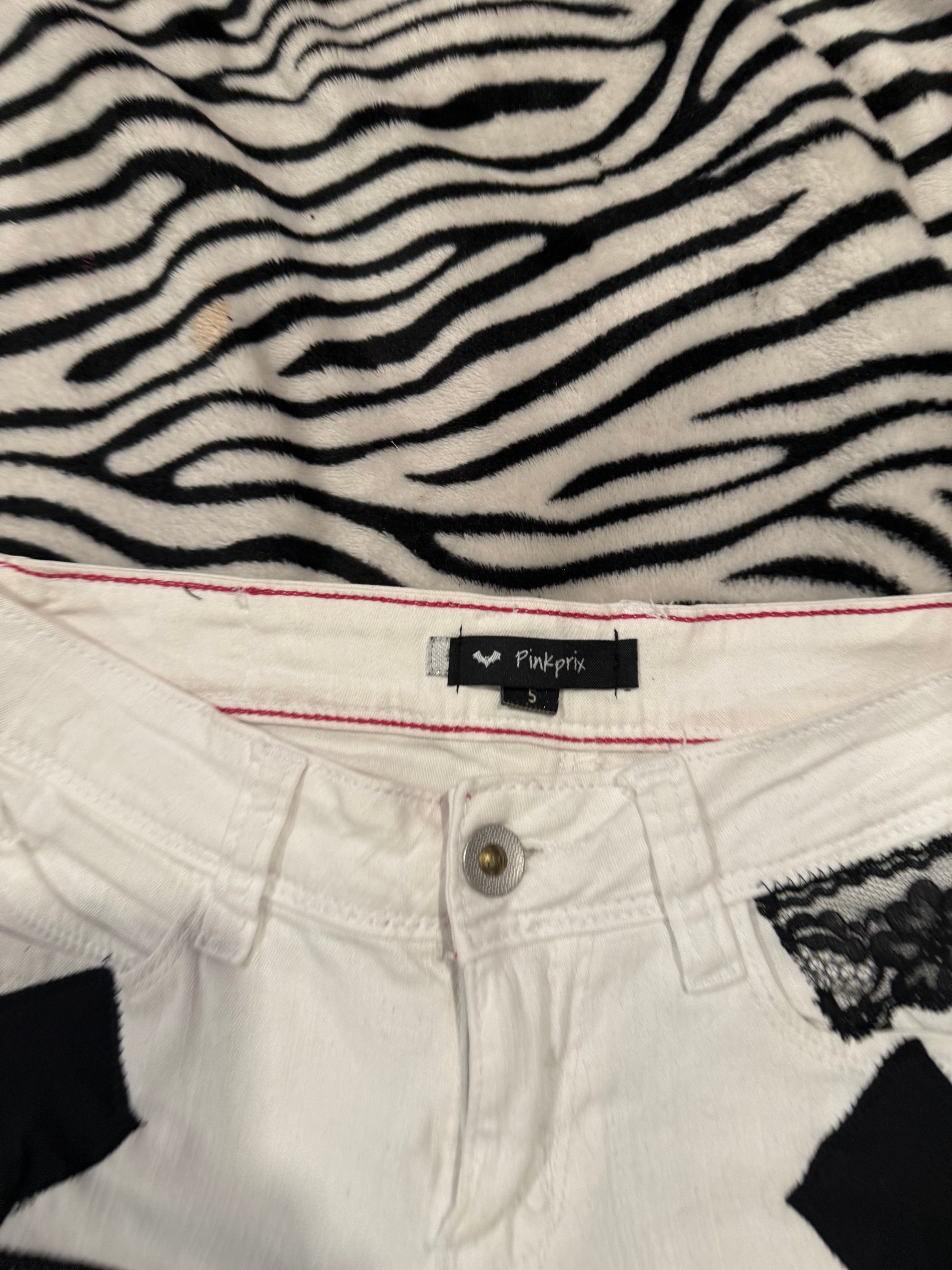 black & white diamond skirt size s/m