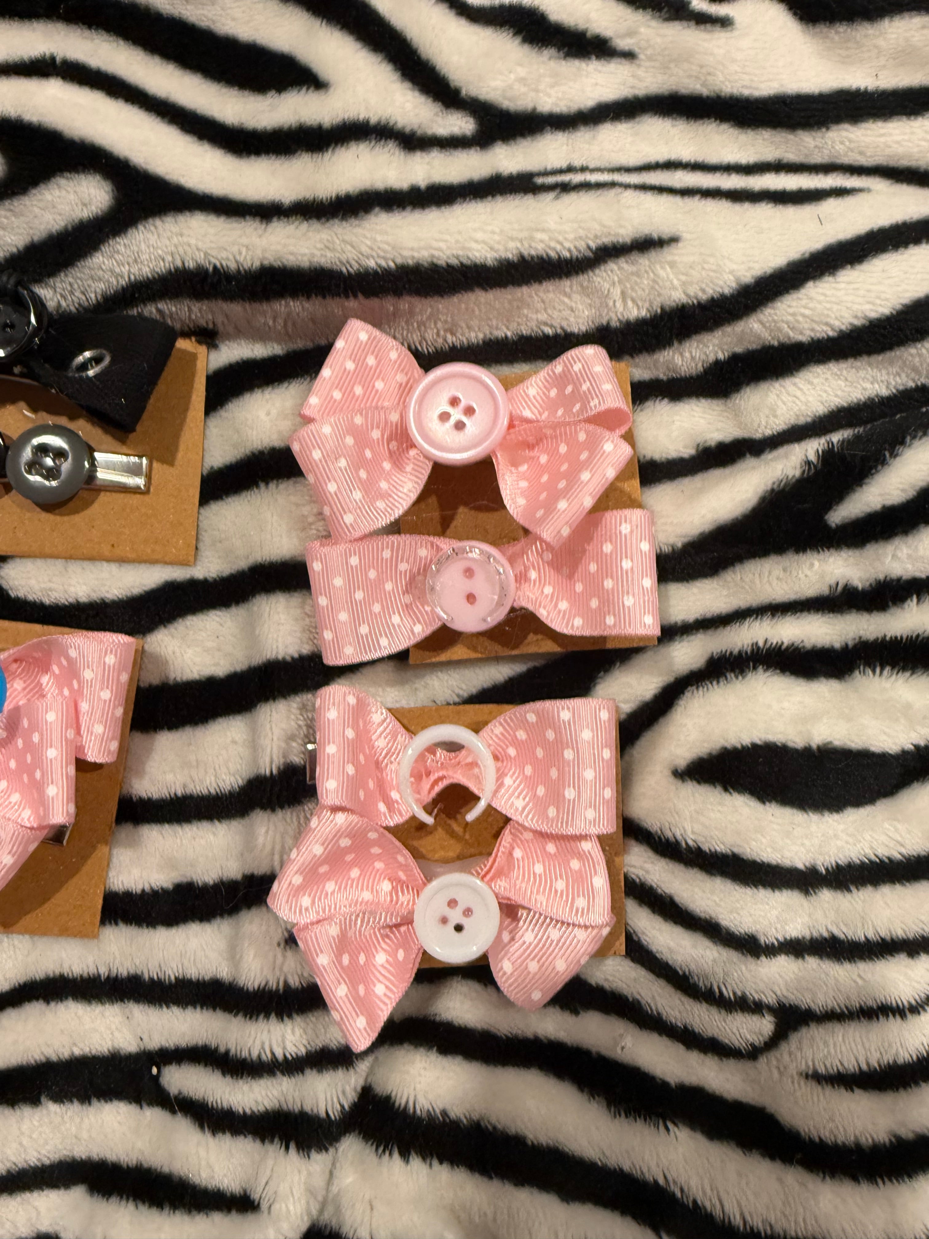 septum bow hair clips