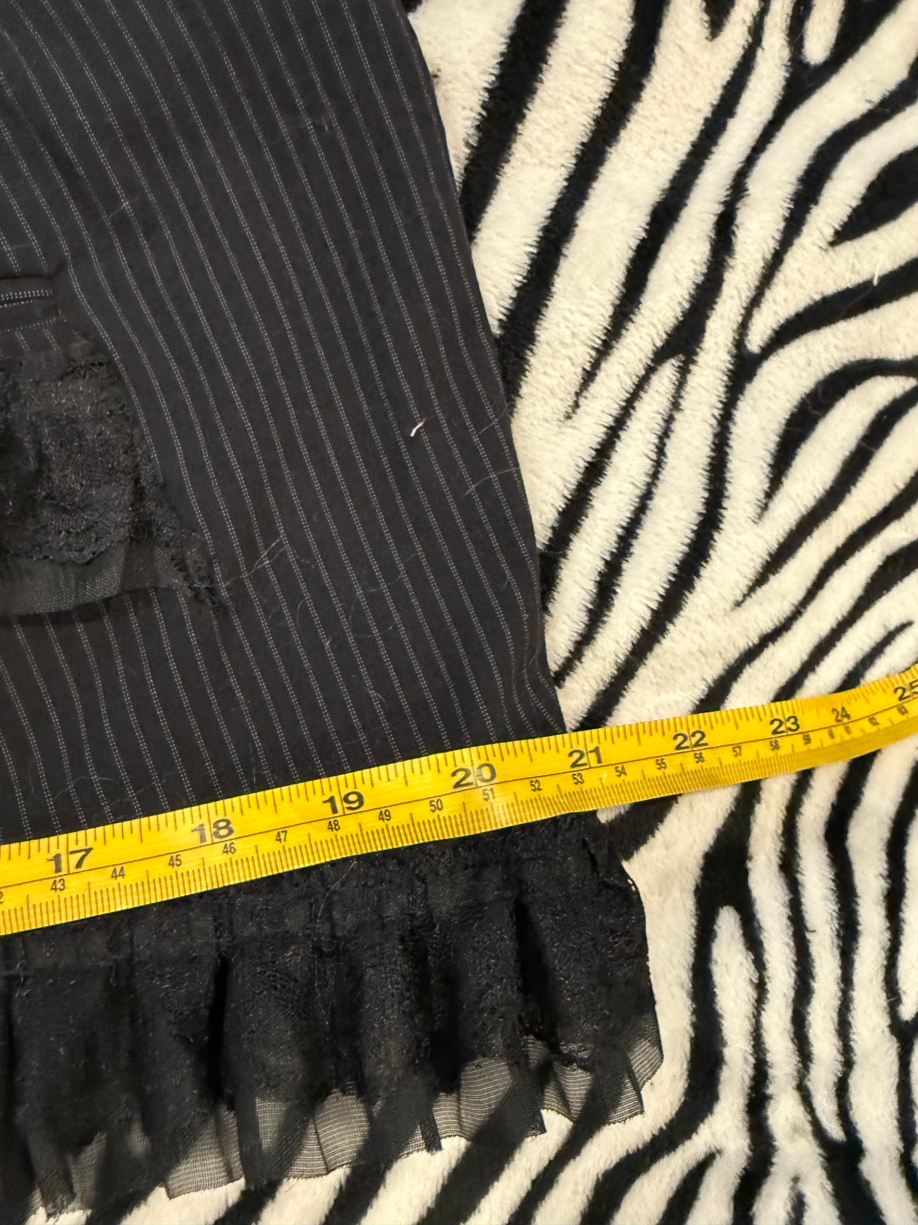 brass knuckle pinstripe skirt size L