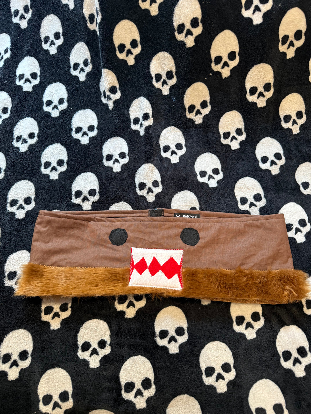 brown fur Domo skirt size xl