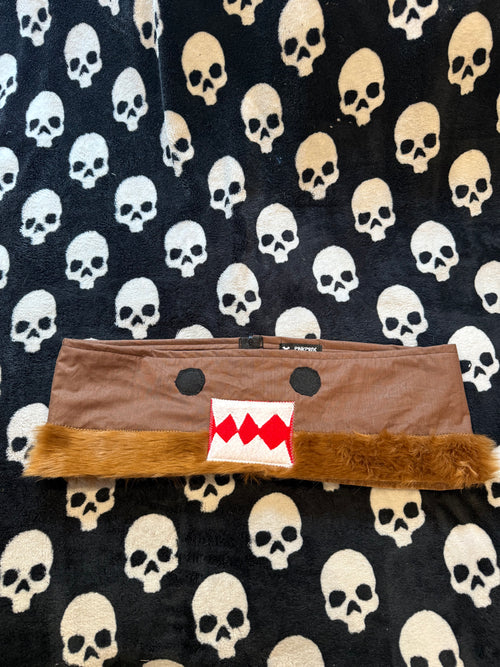 brown fur Domo skirt size xl
