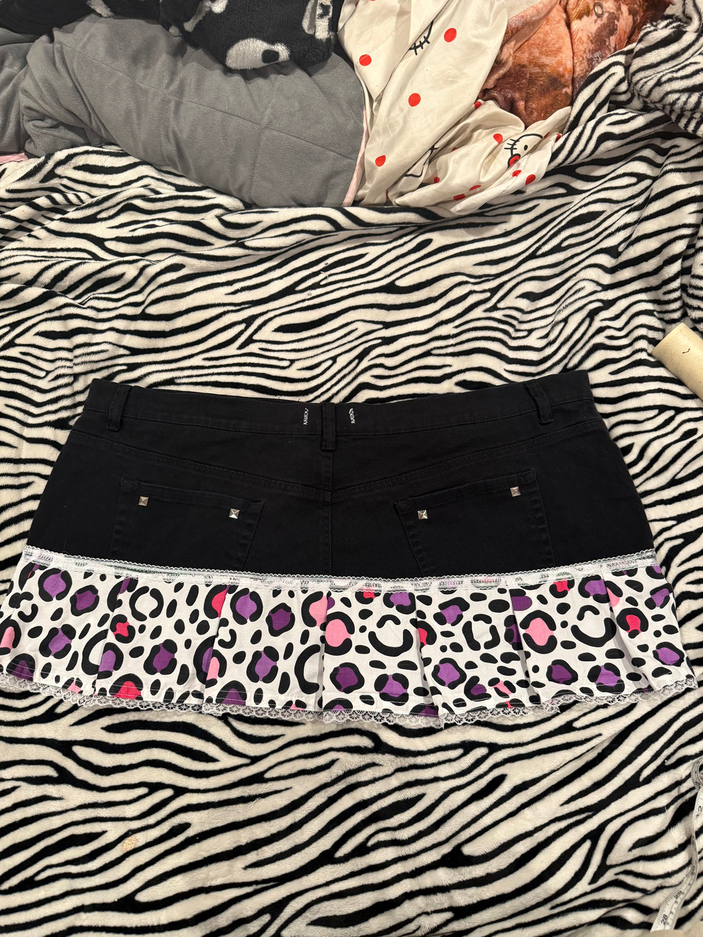 cheetah print mini skirt size 3xl